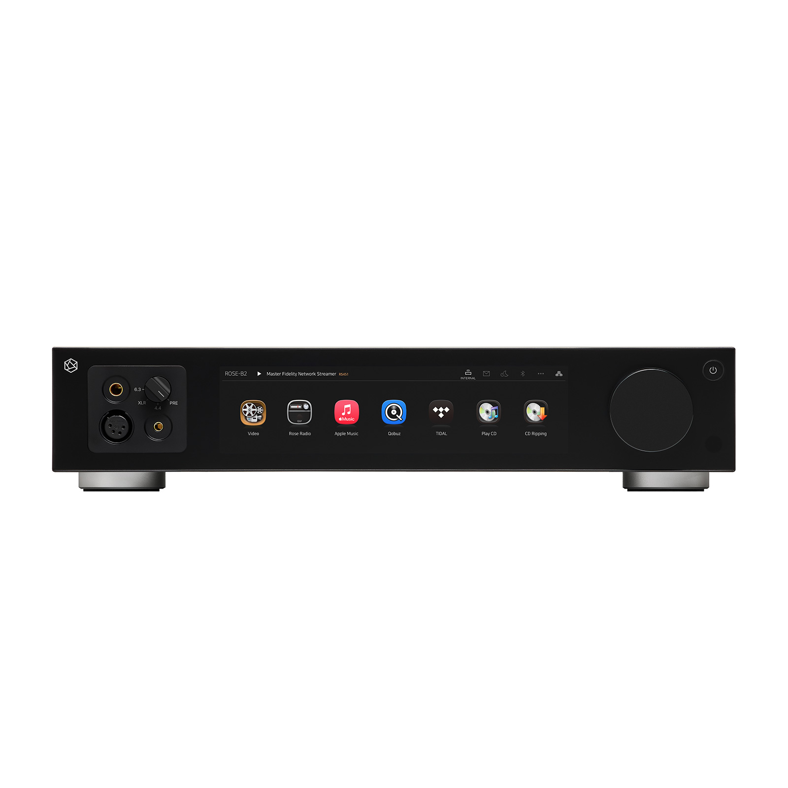 Front of HiFi Rose RS451 High Performance Network Streamer