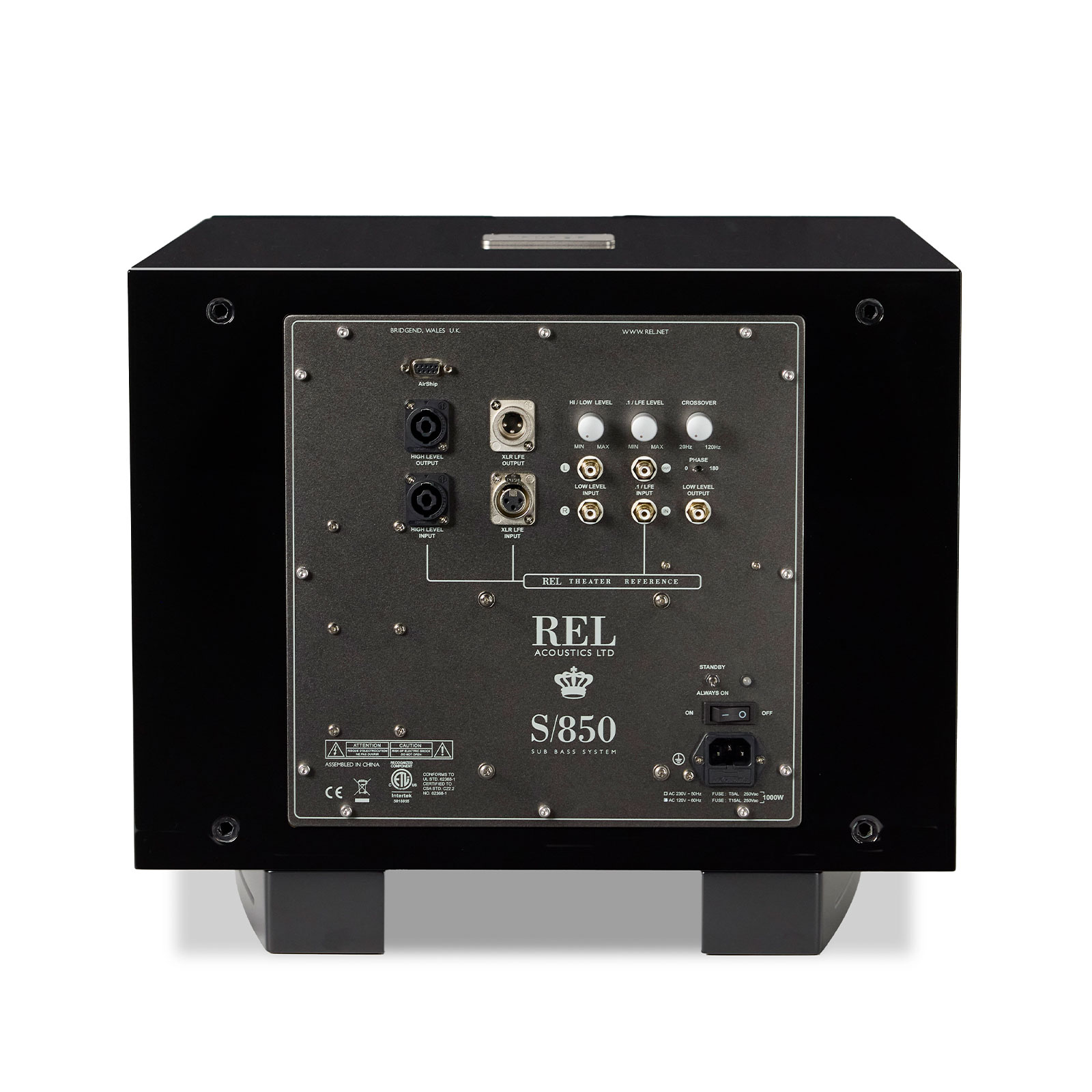 Back of REL Acoustics S 850 Grille