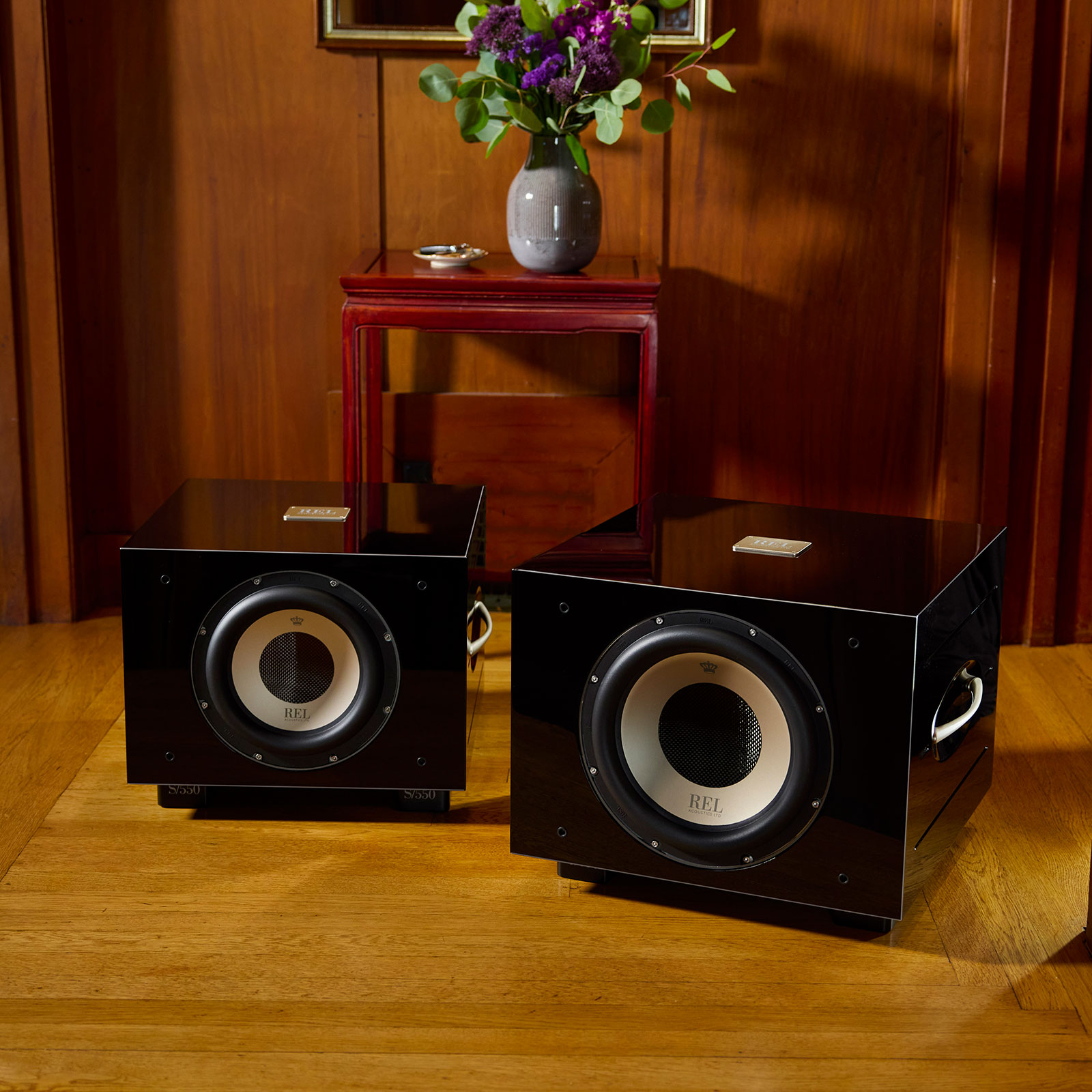 Lifestyle of REL Acoustics S/850 12 Inch Powered Subwoofer