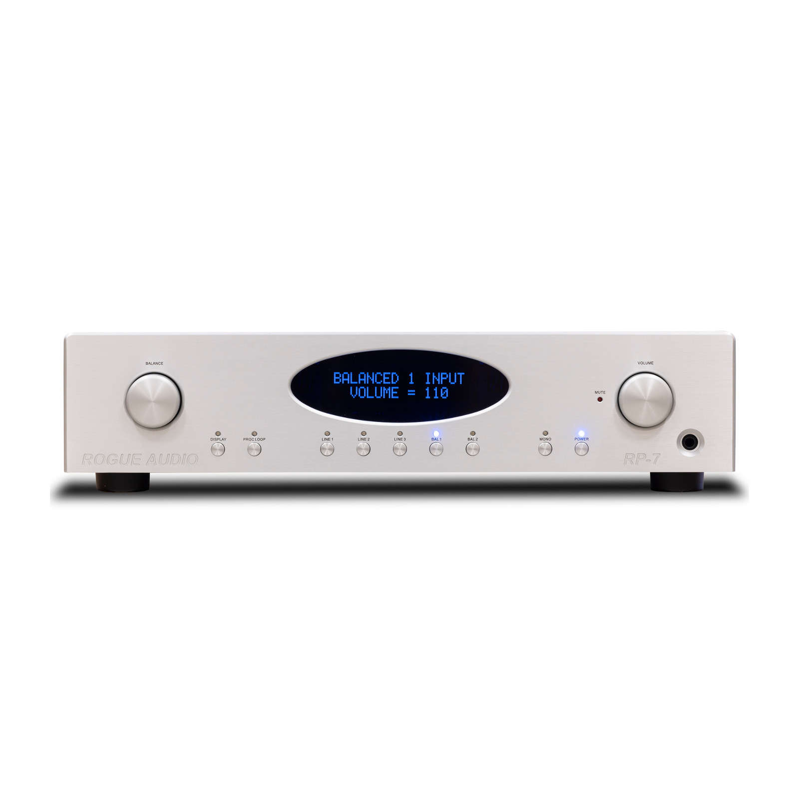 Rogue Audio RP-7v2 Preamplifier - Silver