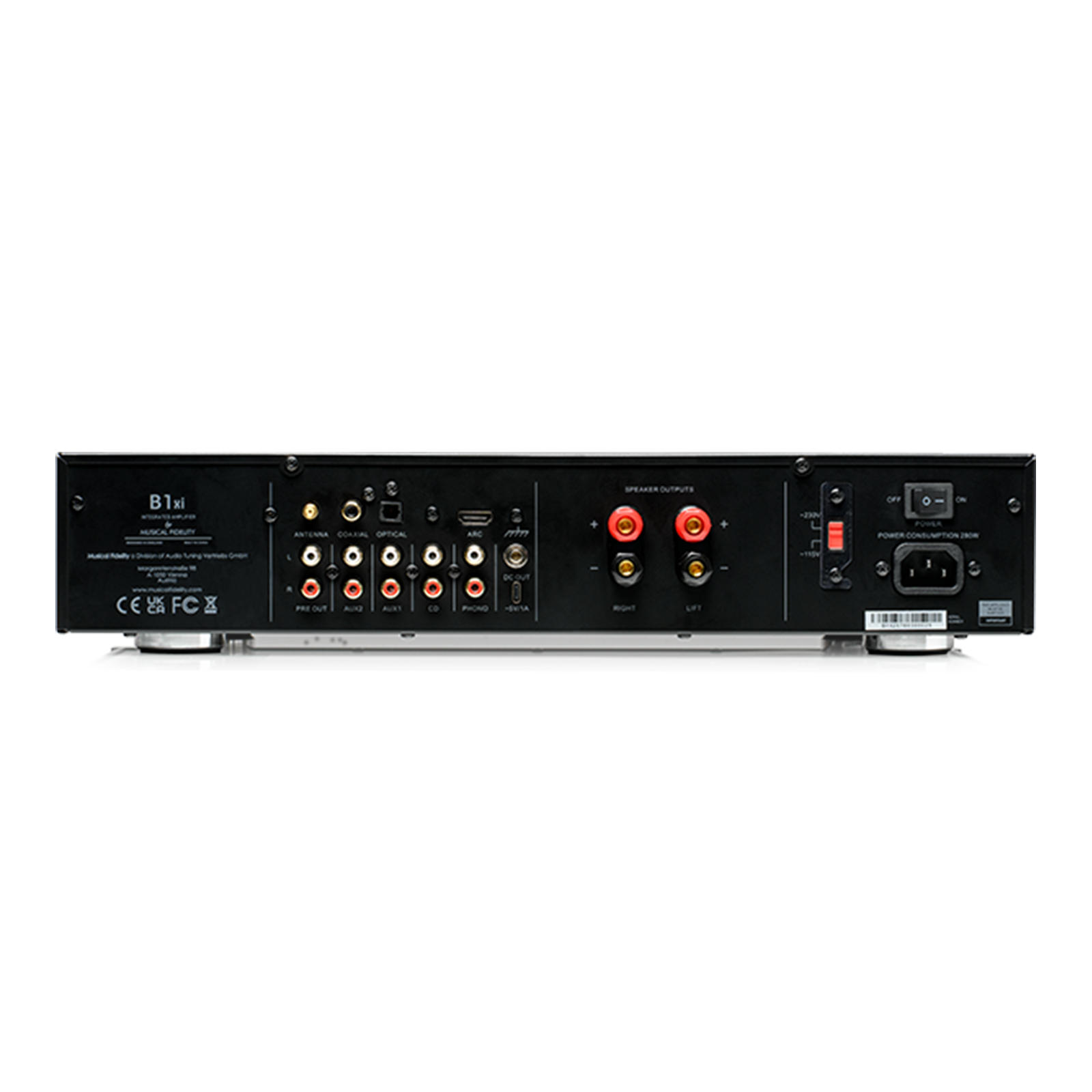 Musical Fidelity B1 xi Integrated Amplifier - Black - Audio