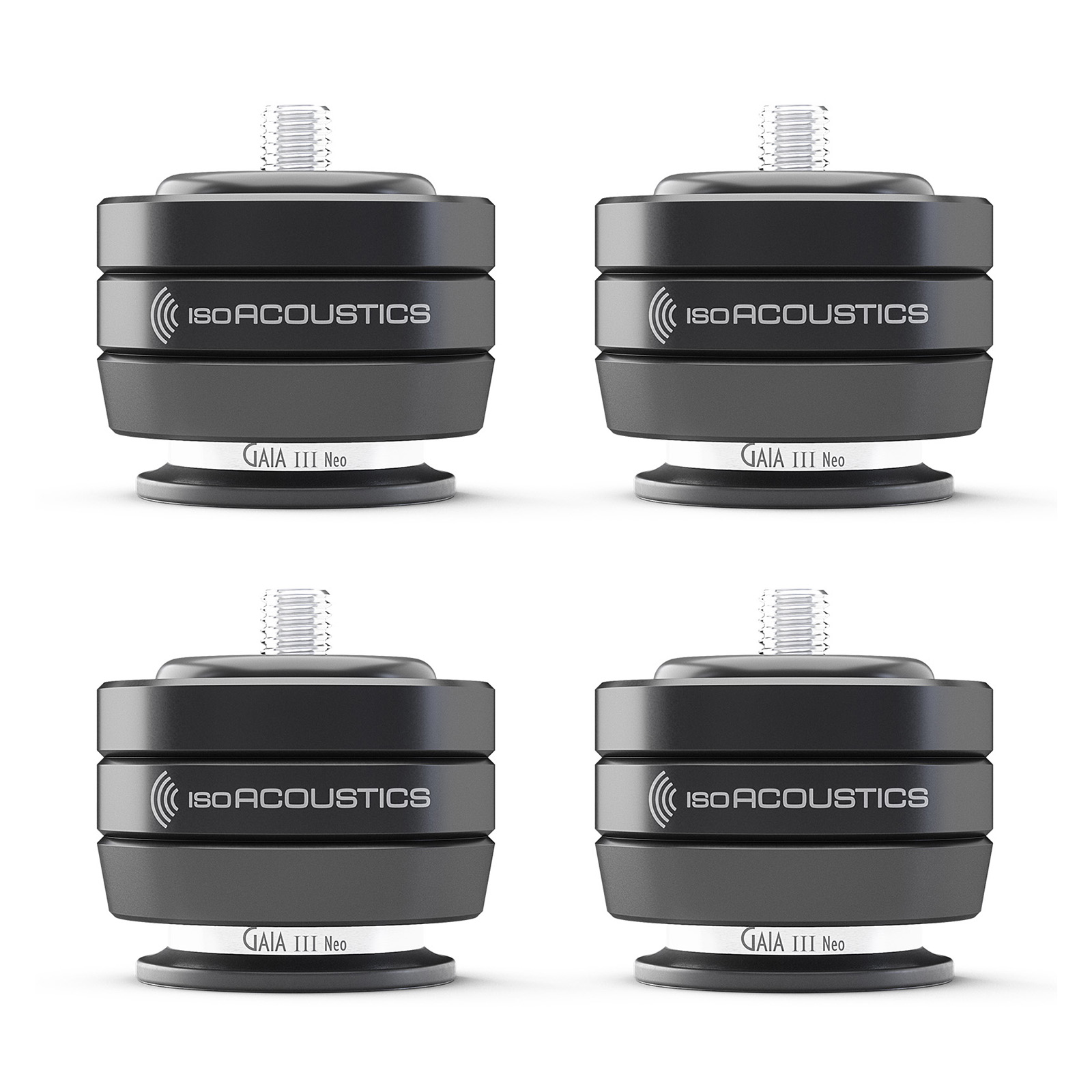 IsoAcoustics GAIA III Neo Speaker Isolators - Weight cap. 70 lbs
