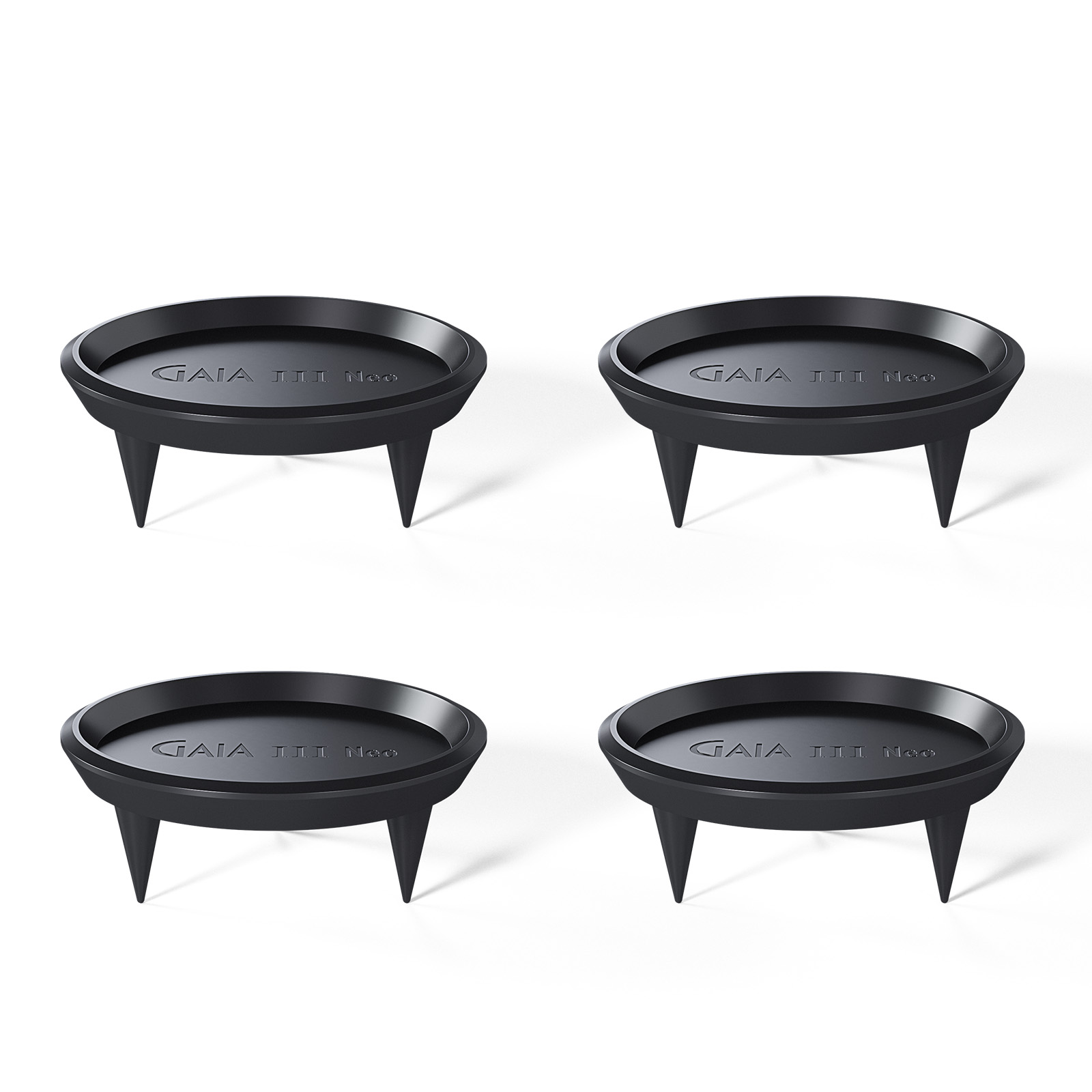 IsoAcoustics Carpet Discs for GAIA III Neo - Set of 4 - Black