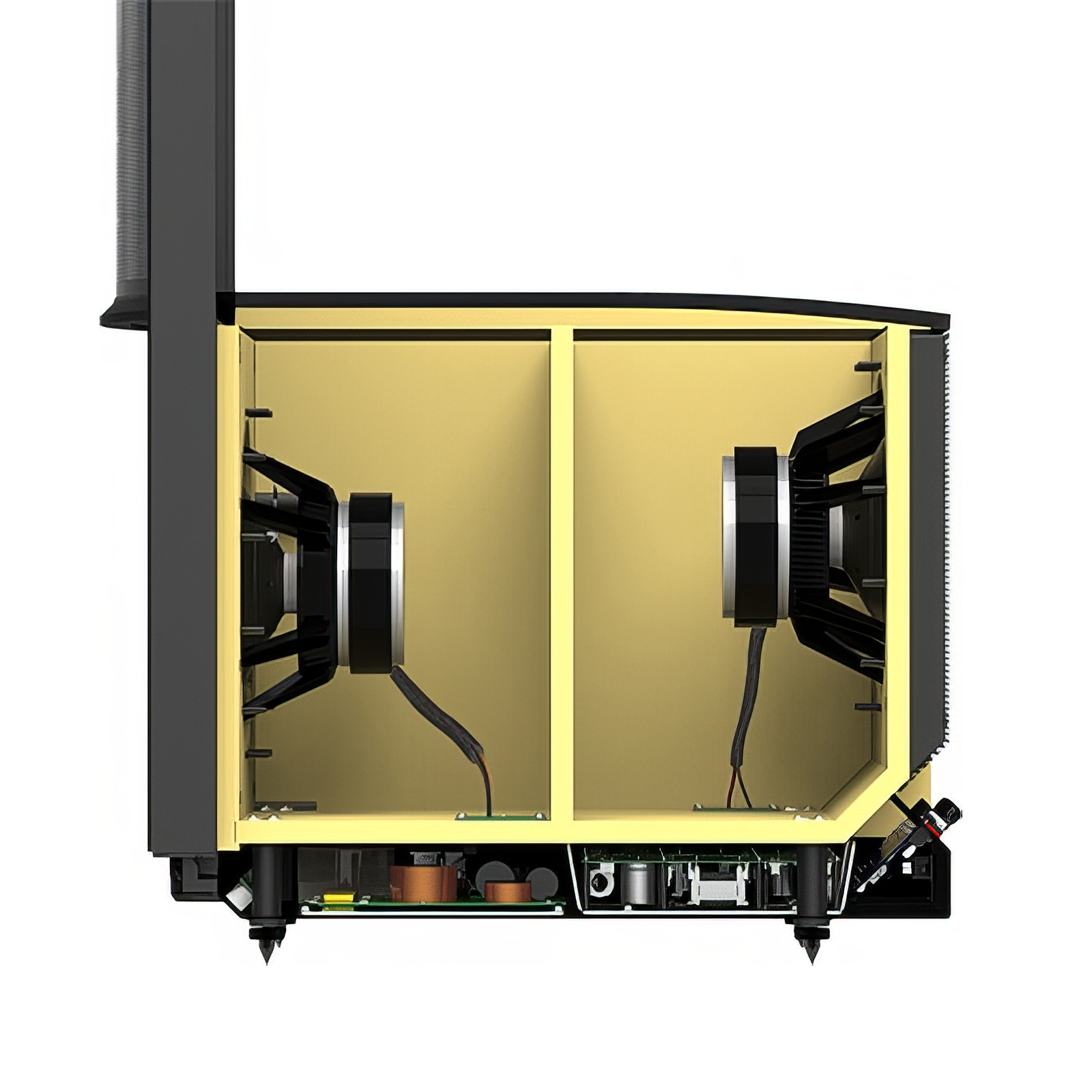 Cutaway of MartinLogan Expression ESL 13A Floorstanding Electrostatic Speaker 