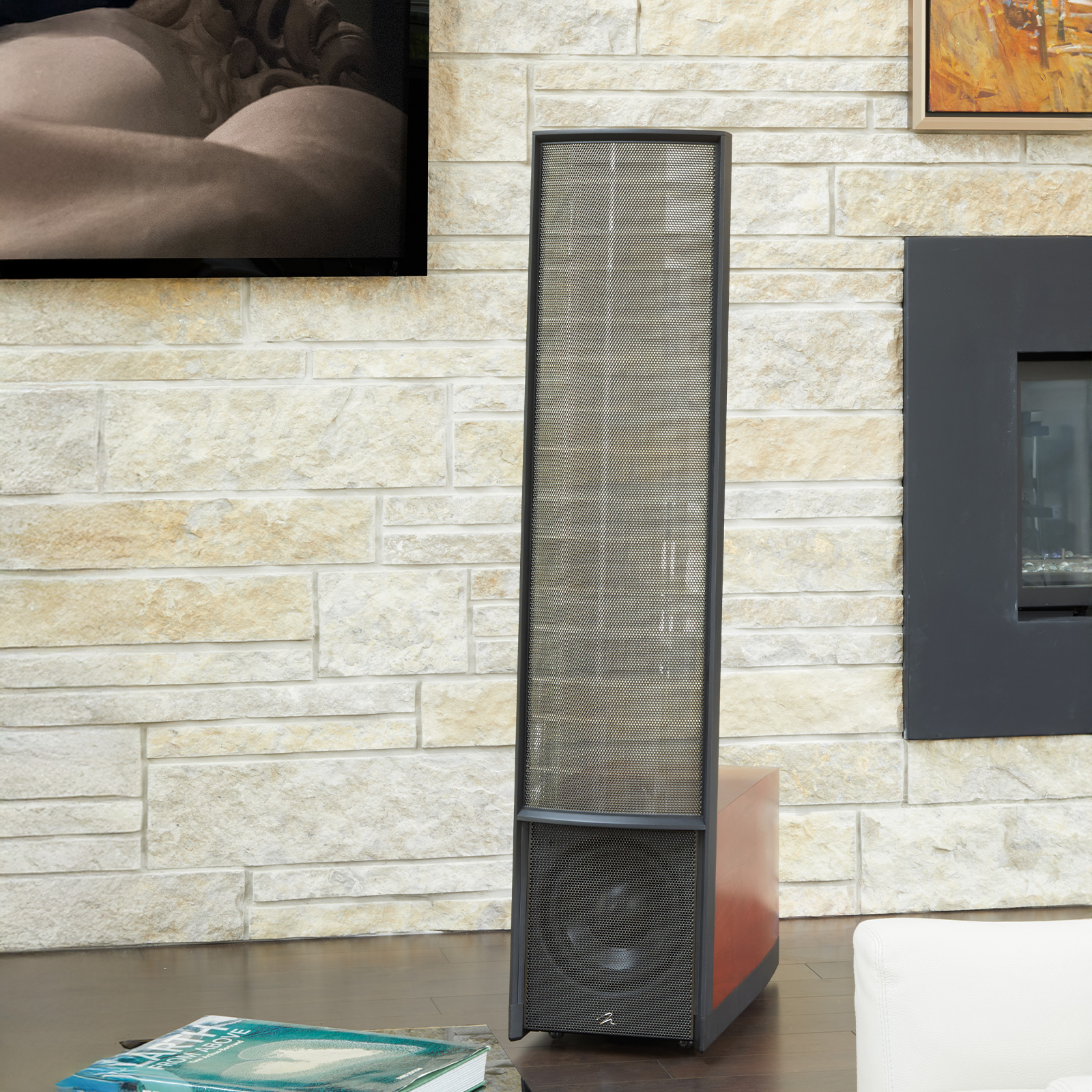 Lifestyle ofr MartinLogan Expression ESL 13A Floorstanding Electrostatic Speaker 