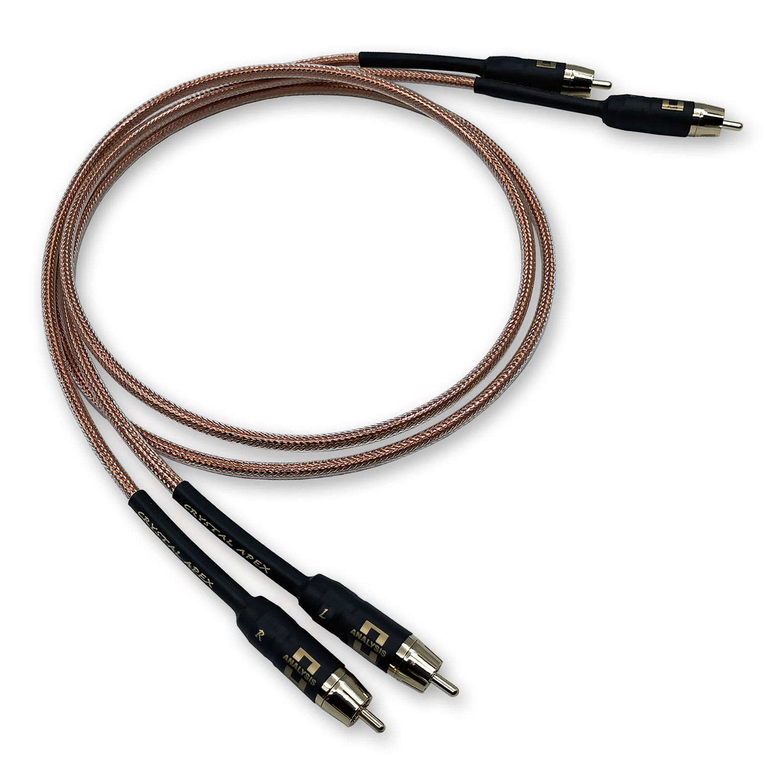Analysis Plus Crystal Apex Interconnect Cable - 0.5 Meter - RCA to RCA - Pair