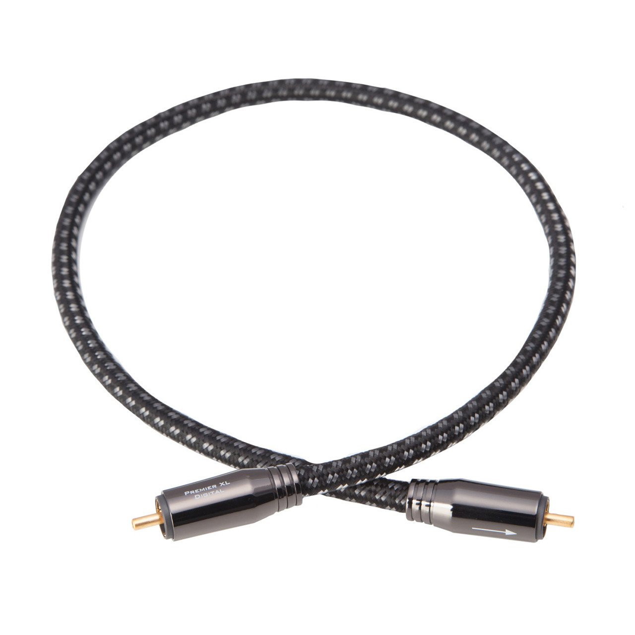 Coiled Pangea Audio Premier XL coaxial digital cable