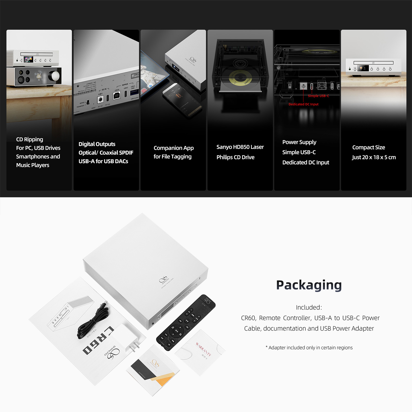 Shanling CR60 Digital Transport and CD Ripper - Thumbnail 5