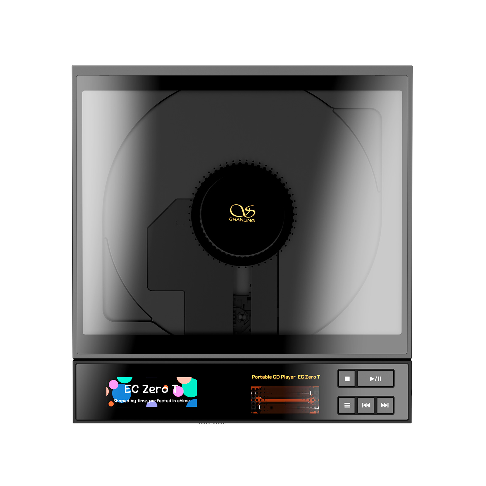 Top of Shanling EC Zero T Portable CD player with R2R DAC and Tube Output