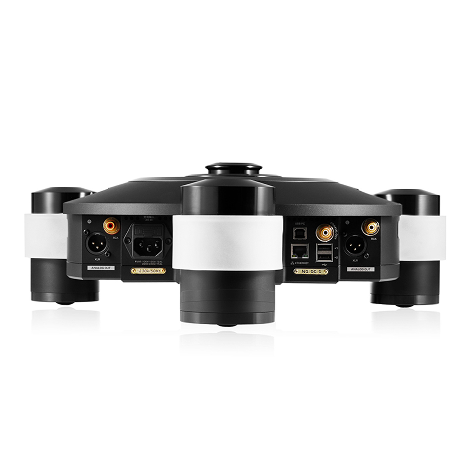 Back of Shanling T35 Ultimate High Fidelity CD Player and Streamer