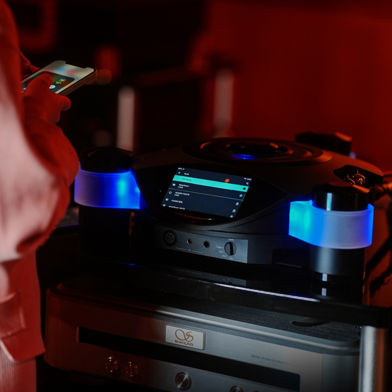 Lifestyle of Shanling T35 Ultimate High Fidelity CD Player and Streamer