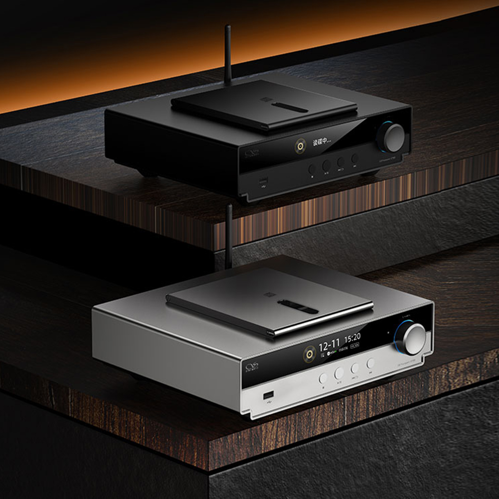 Duo of Shanling CT90 Premium CD Transport 