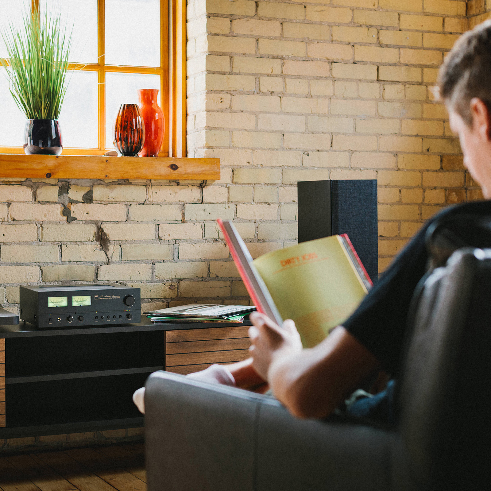 Lifestyle of NAD C 3030S Integrated Amplifier with BluOS Streaming