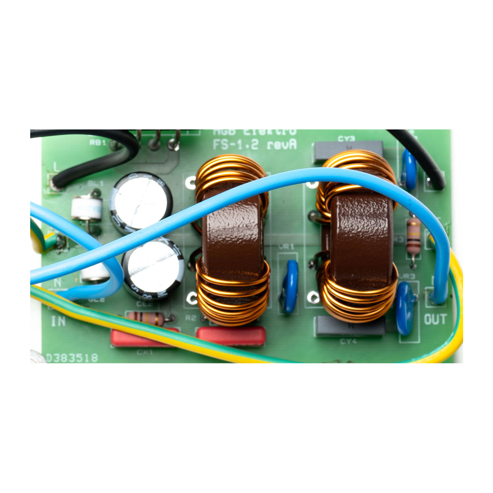 Interior view of the X-Power power supply