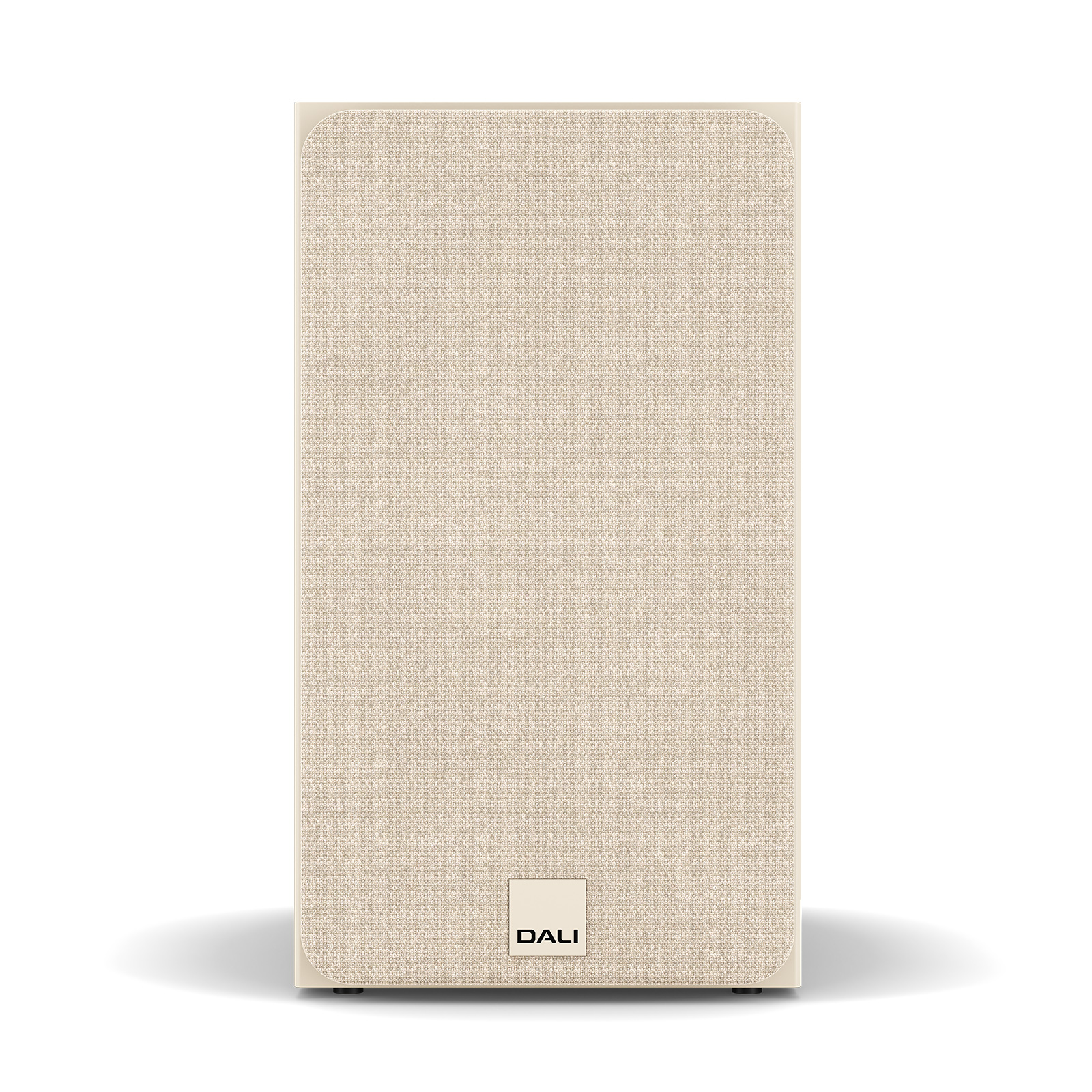 Front view of Natural Oak DALI SONIK 3 Bookshelf Loudspeaker with Grill