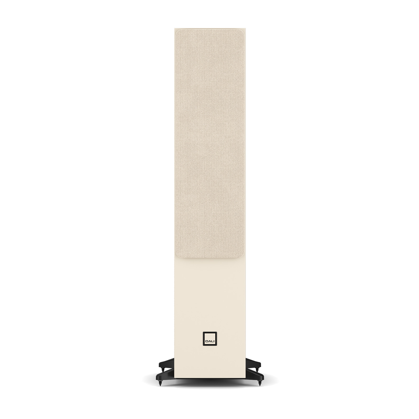 Front on view with Grill of DALI SONIK 7 Tower Loudspeaker in Natural Oak