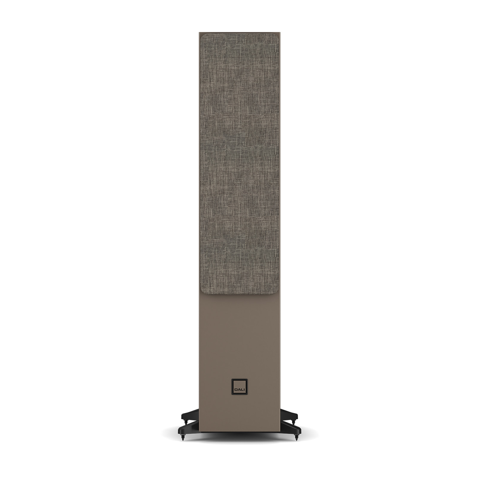 DALI SONIK 7 floorstanding tower loudspeaker in walnut — front view showing grill