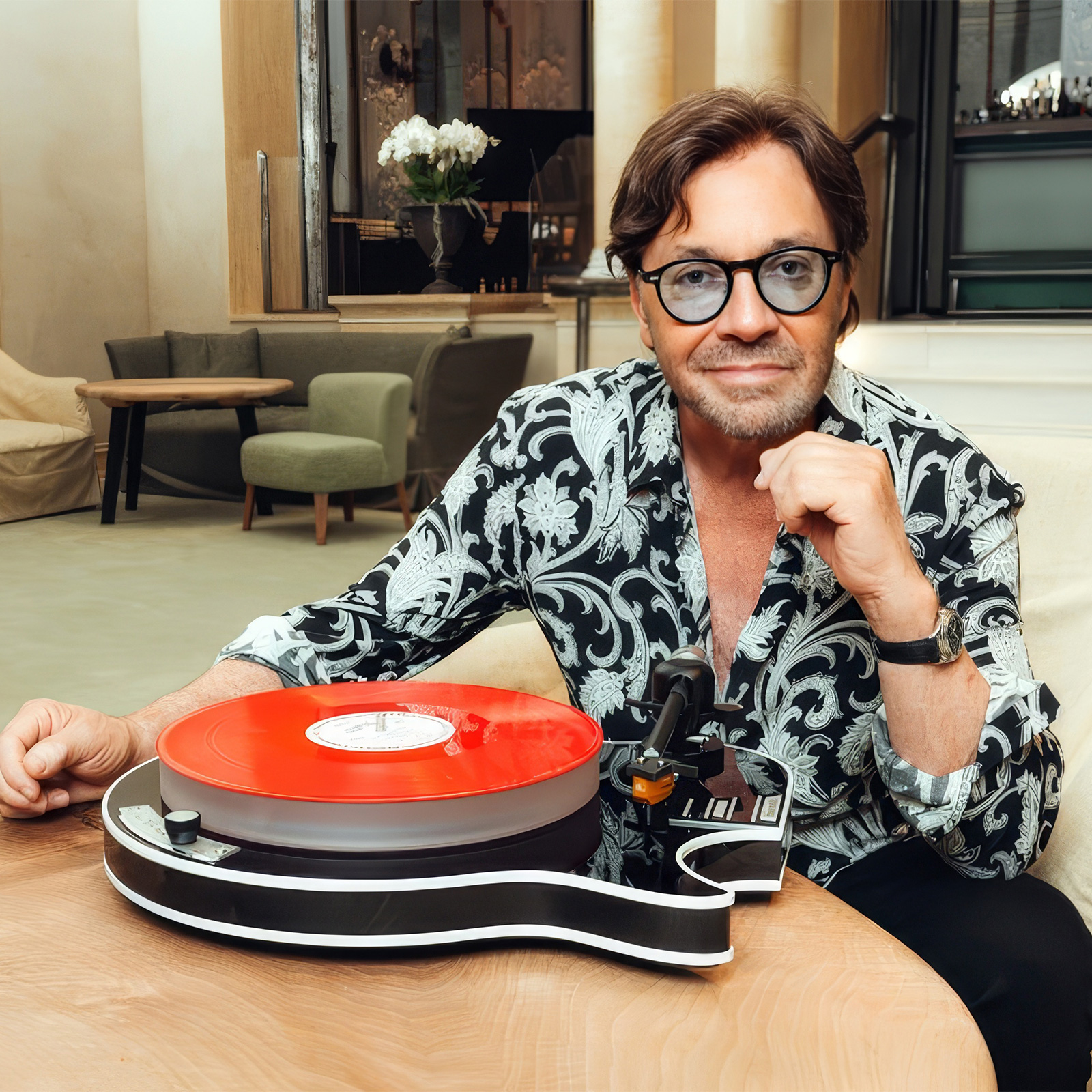 Clearaudio - AL Di Meola Celebrity Series Turntable Package - Cherry Wood
