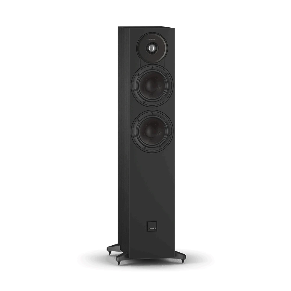 360 view of Black Ash DALI SONIK 5 Tower Loudspeaker