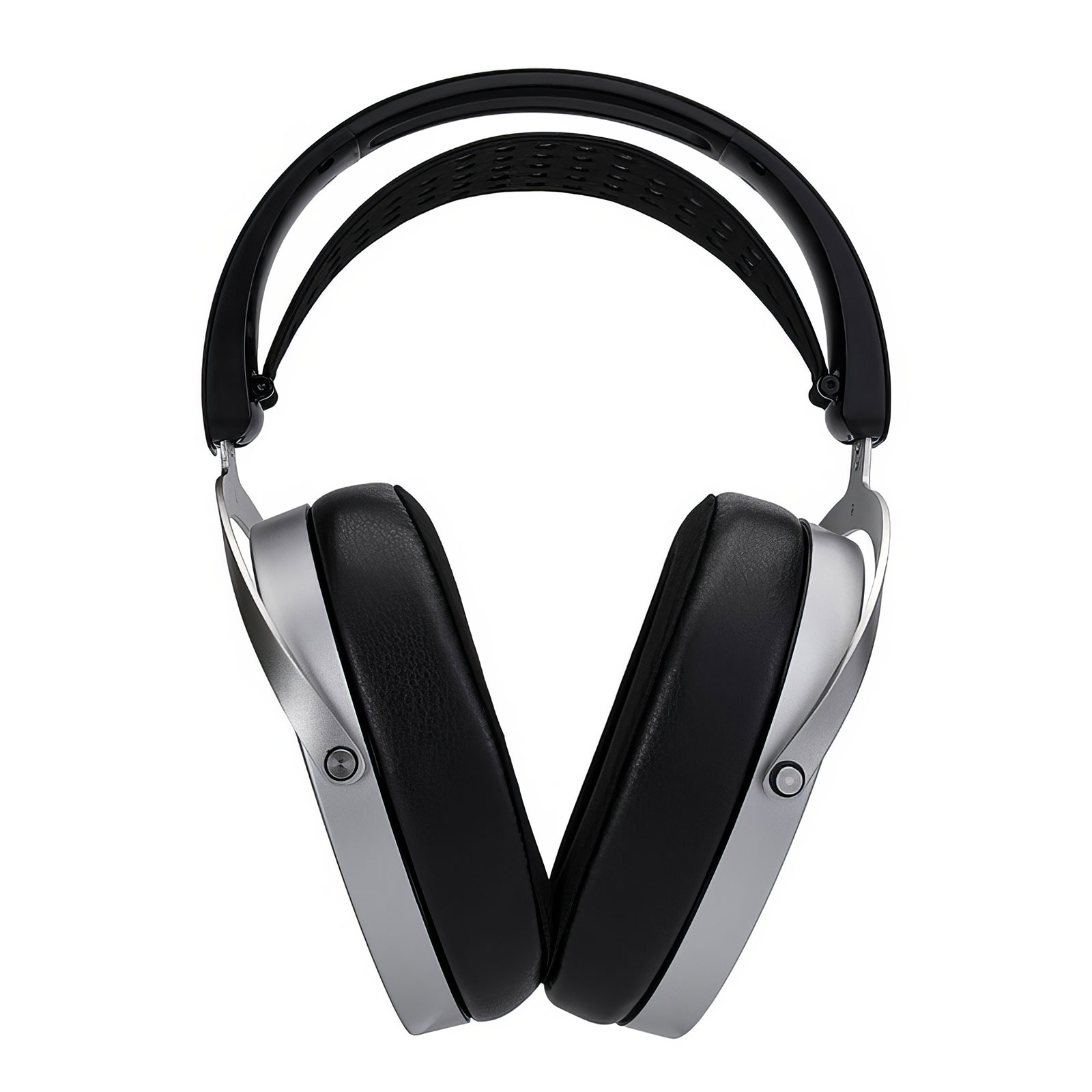 HIFIMAN Ananda Unveiled open-back planar magnetic headphones front view showing exposed drivers