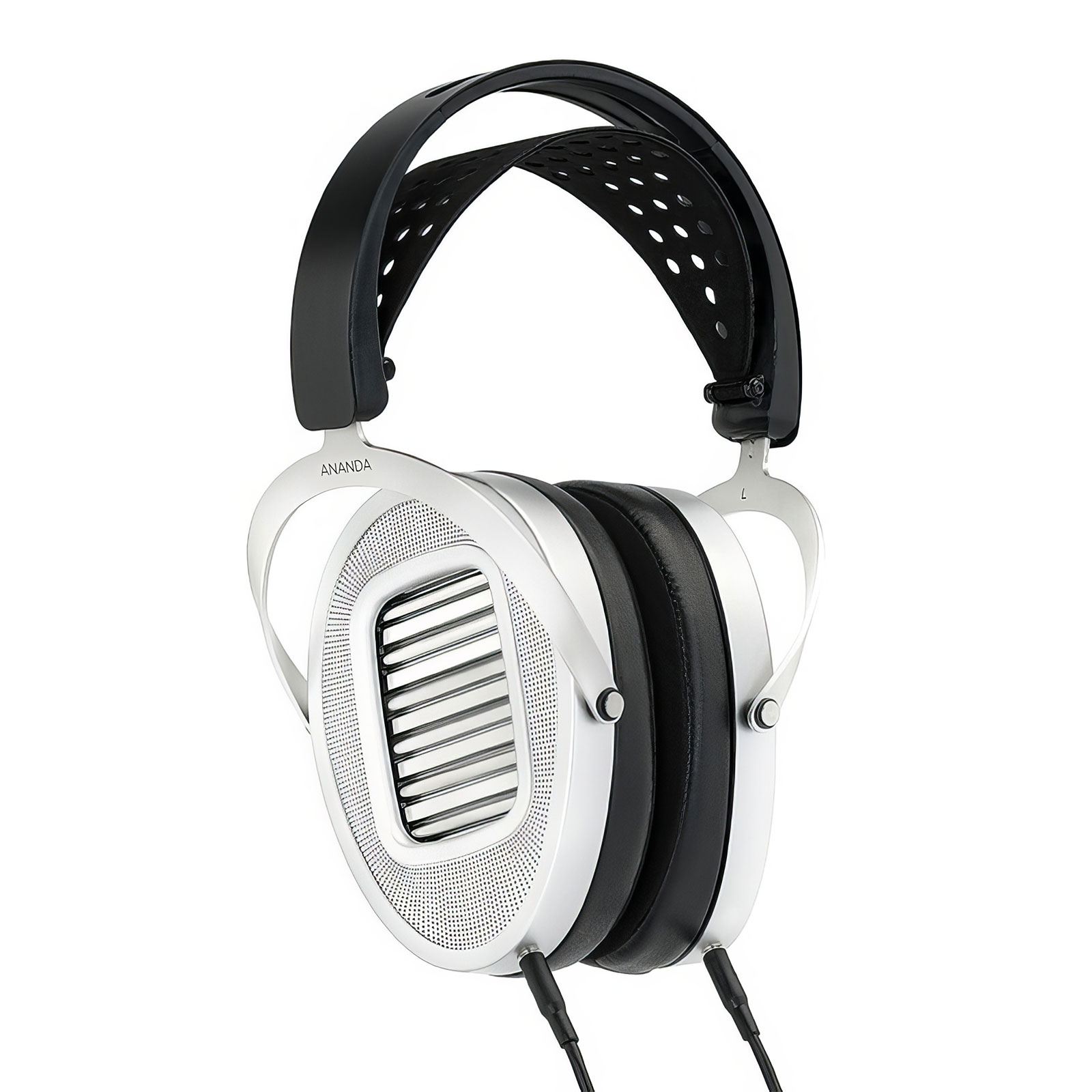 HIFIMAN Ananda Unveiled open-back planar magnetic headphones front view showing exposed drivers