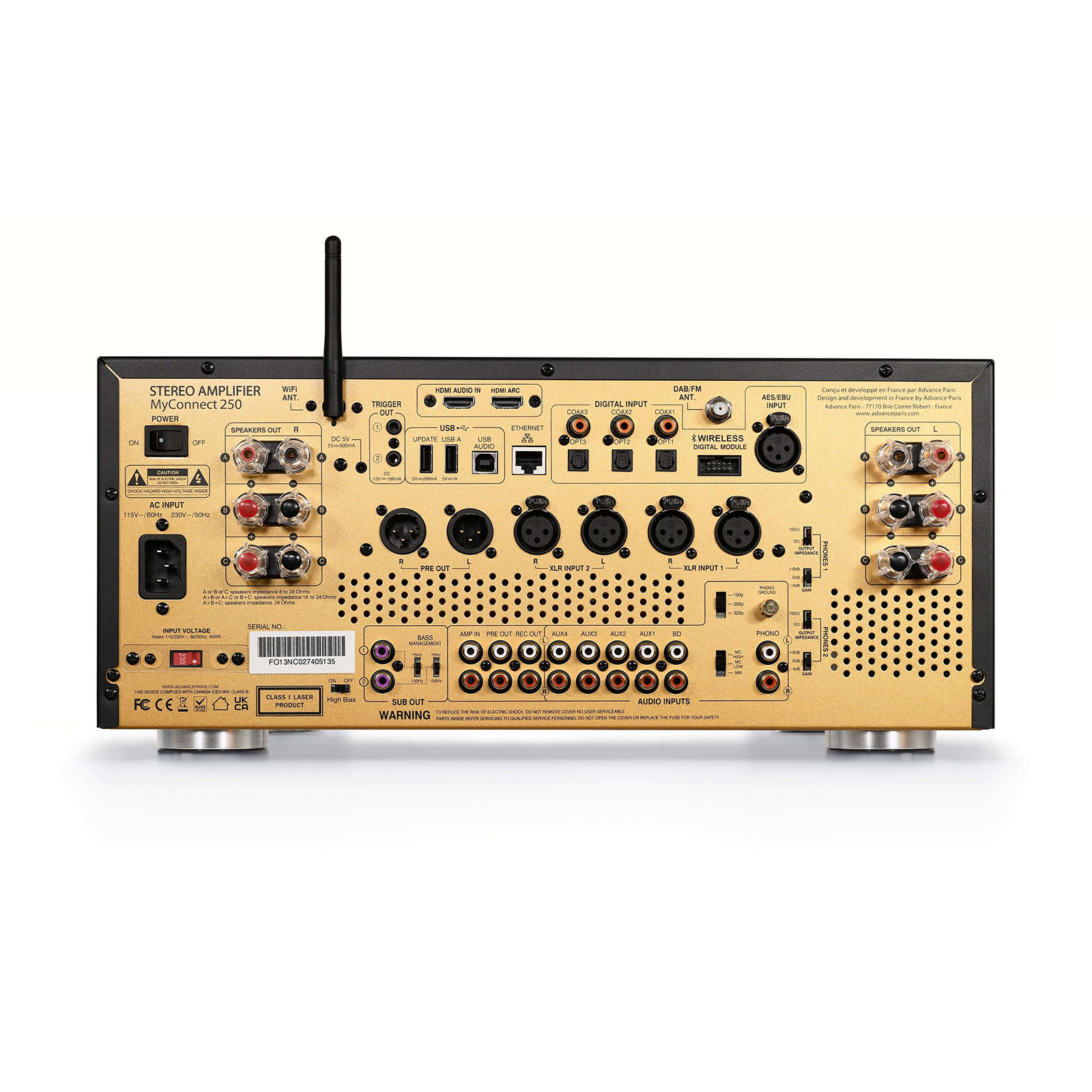 Advance Paris MyConnect 250 All-In-One Integrated Amp Streamer / CD Player