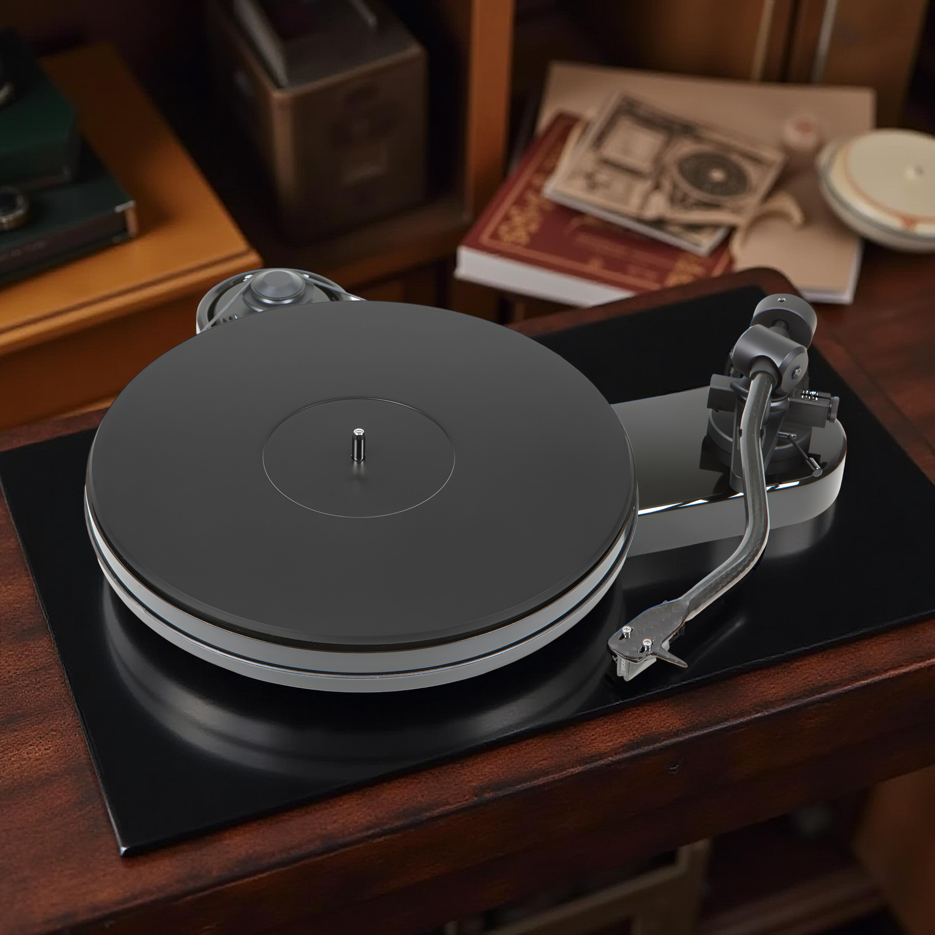 Pro-Ject RPM 3 Carbon Turntable - Gloss Black - Amethyst Cartridge