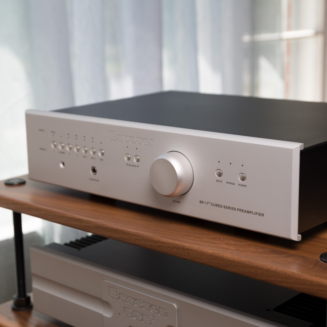 Home display of Bryston BP-17Â³DA Stereo Preamp with DAC