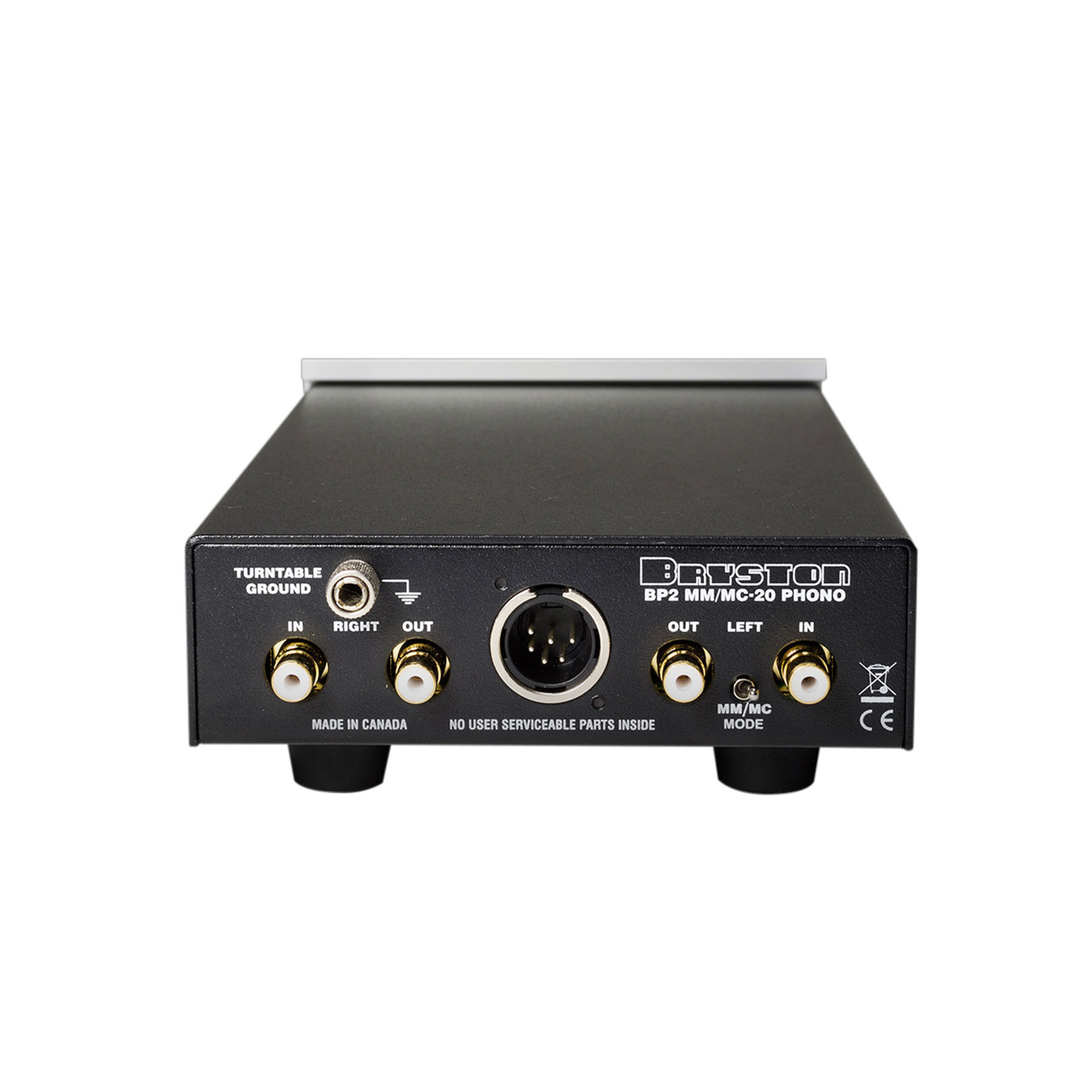 Back of Bryston BP-2 MM/MC Phono Stage