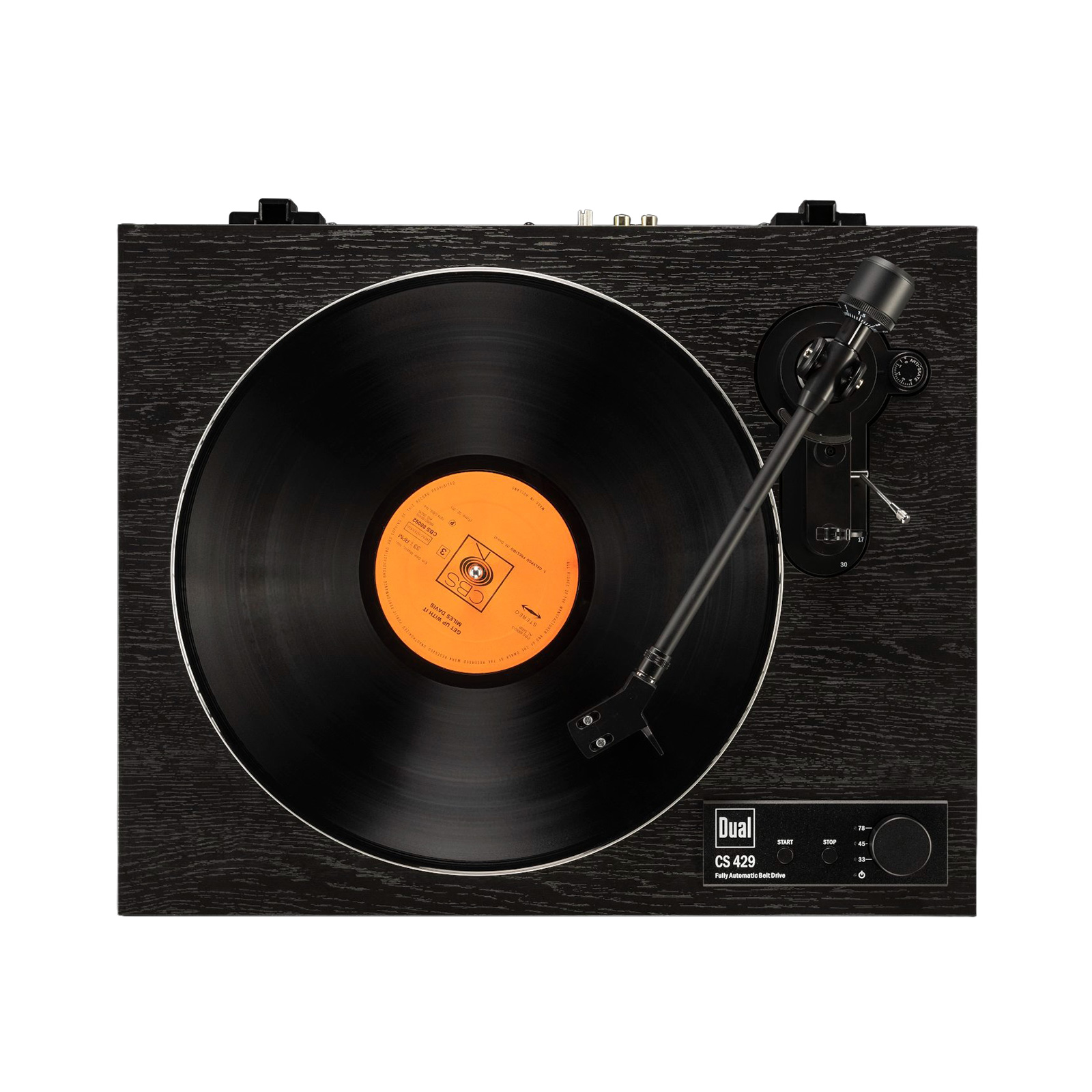 Upper display of Dual CS 429 Fully Automatic 3-Speed Turntable