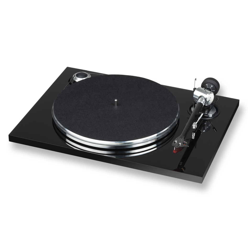 Upper front of EAT Prelude Turntable