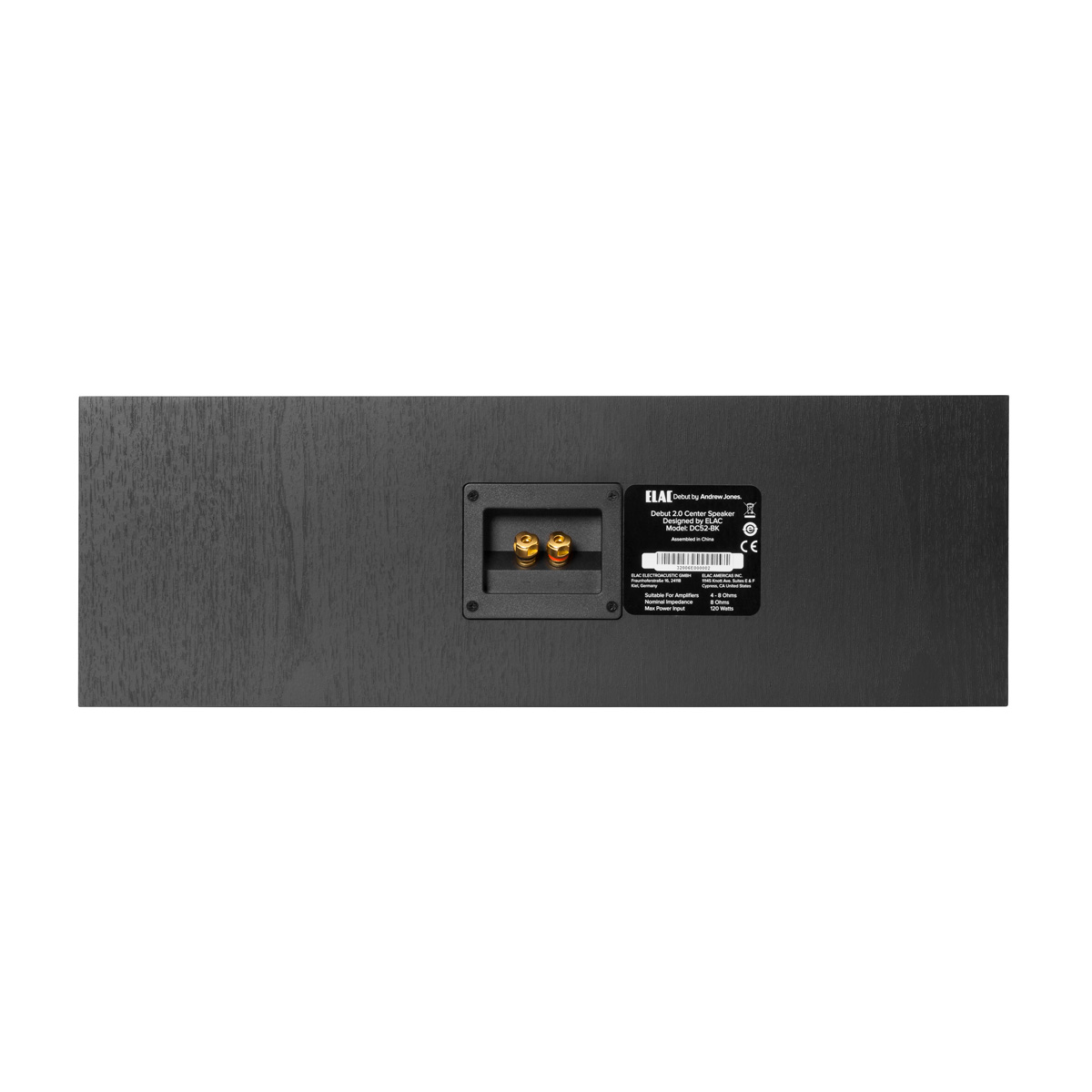 ELAC Debut C5.2 Center Channel Speaker - Black