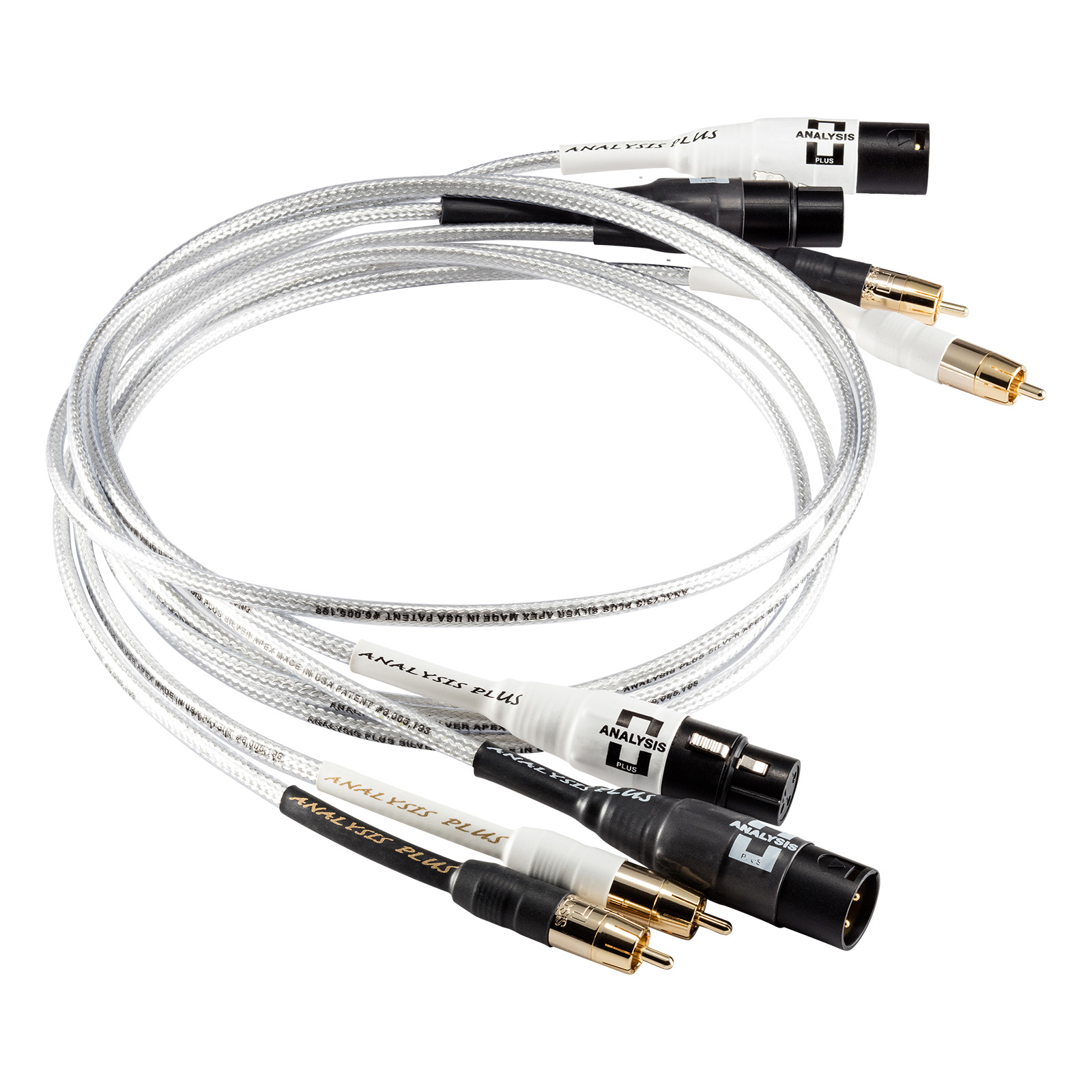 Analysis Plus Silver APEX Interconnect Cable - 2.0 Meter - XLR to XLR - Pair