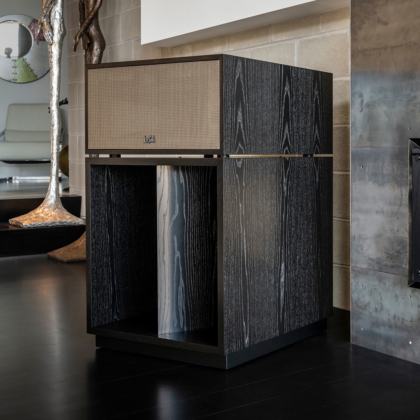 Home display of Klipsch Heritage La Scala AL5