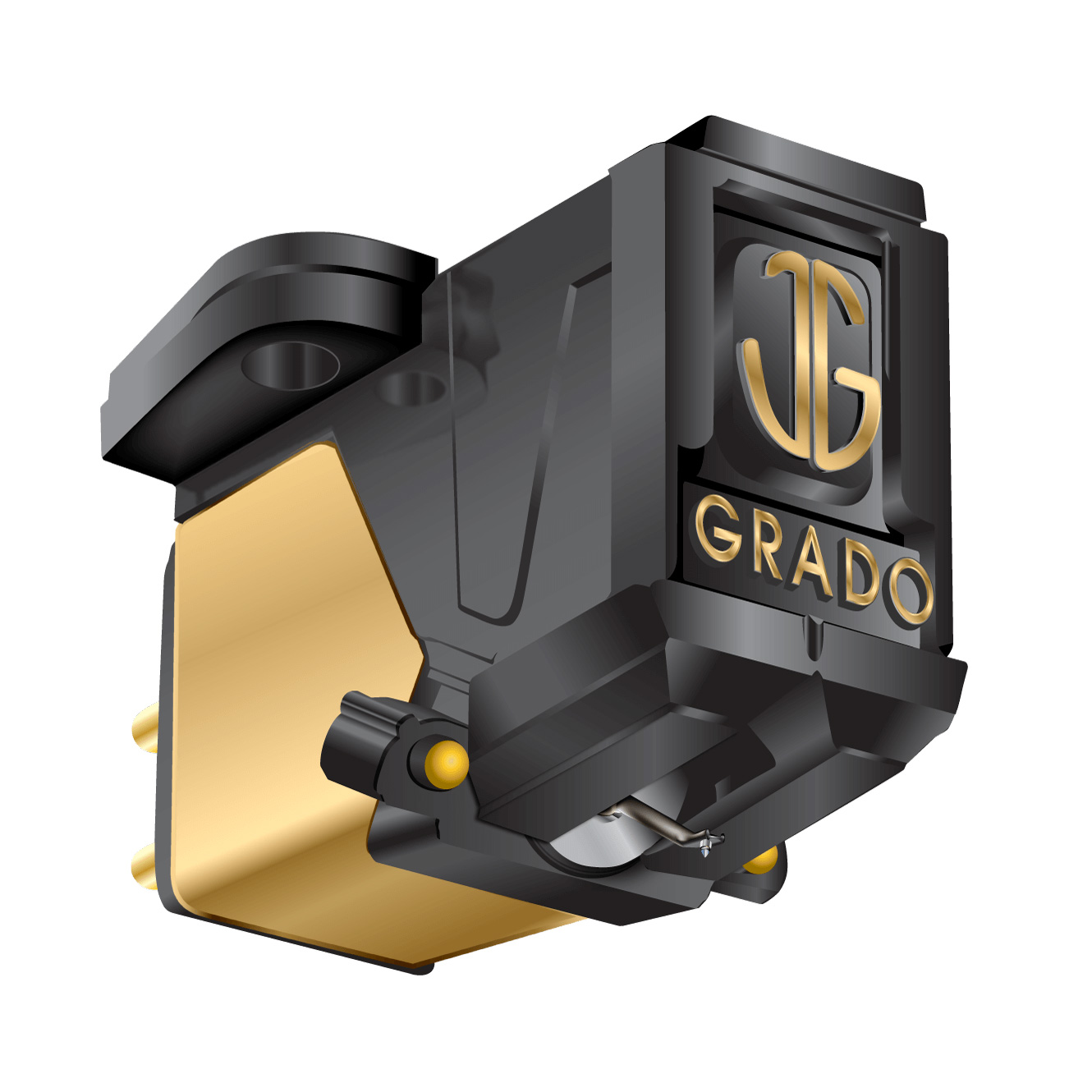 Front of Grado Prestige Gold3 Phono Cartridge - Standard Mount