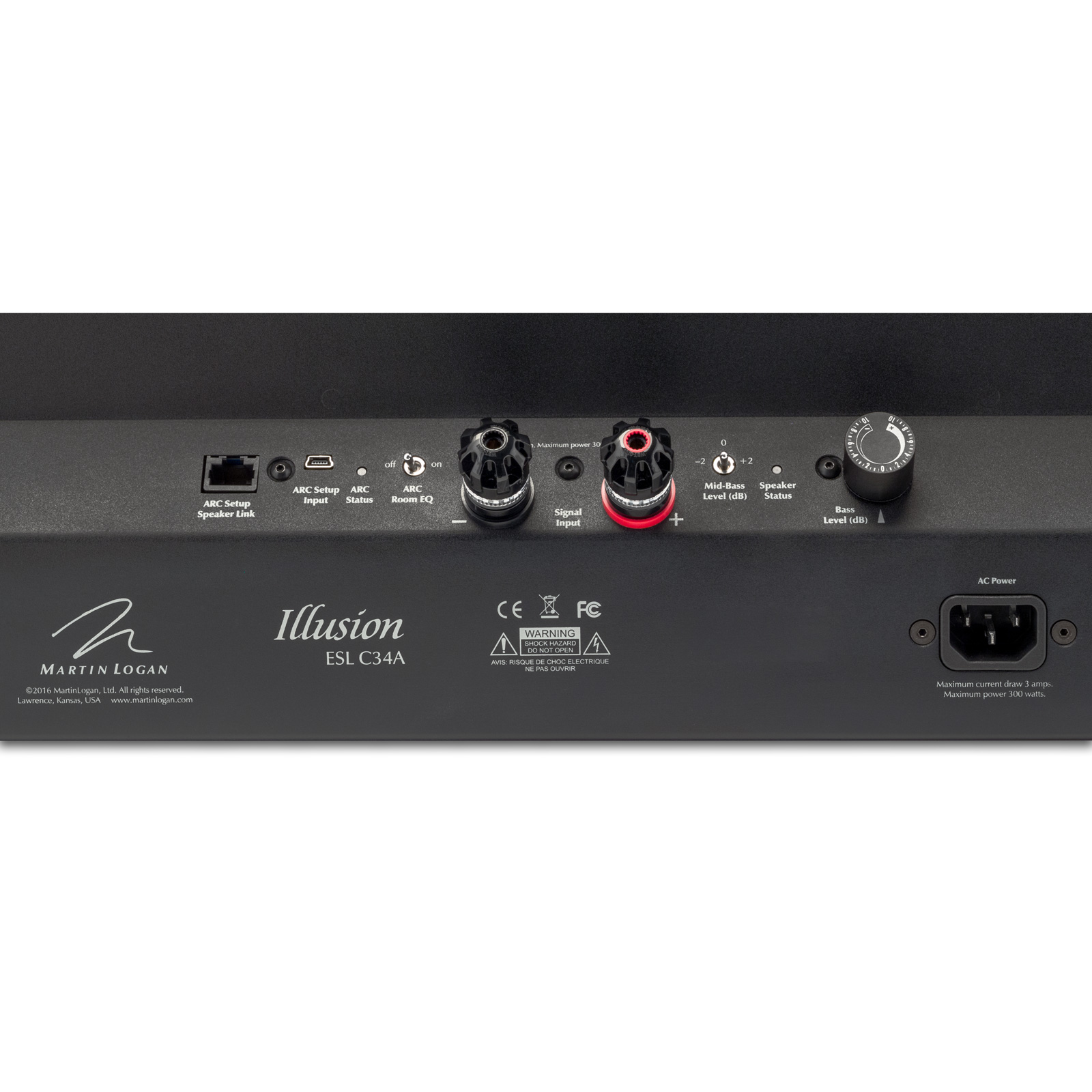 Parts Of MartinLogan Illusion ESL C34A Center Channel Speaker