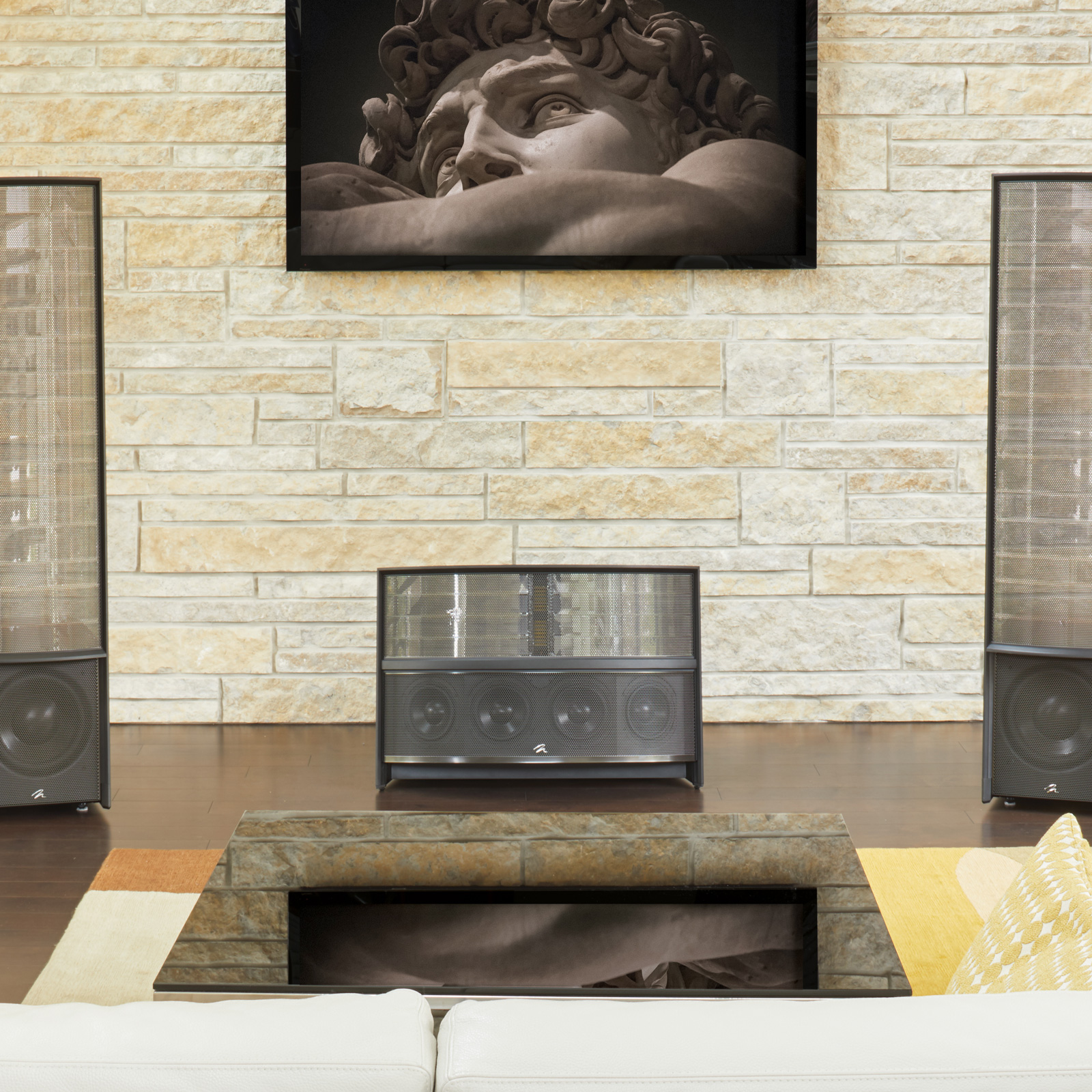 Home display of MartinLogan Illusion ESL C34A Center Channel Speaker