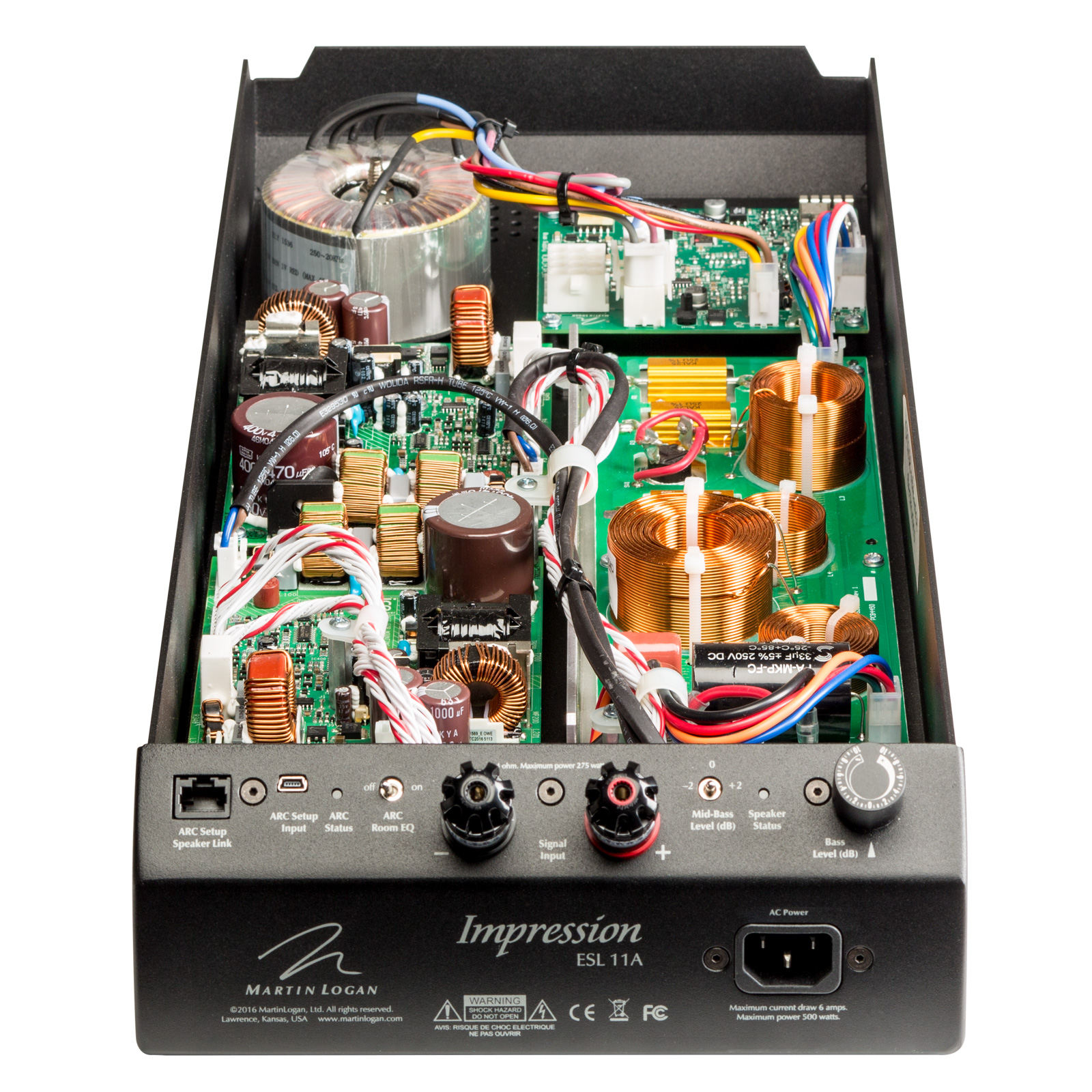 Interior of MartinLogan Impression ESL 11A Electrostatic Loudspeaker