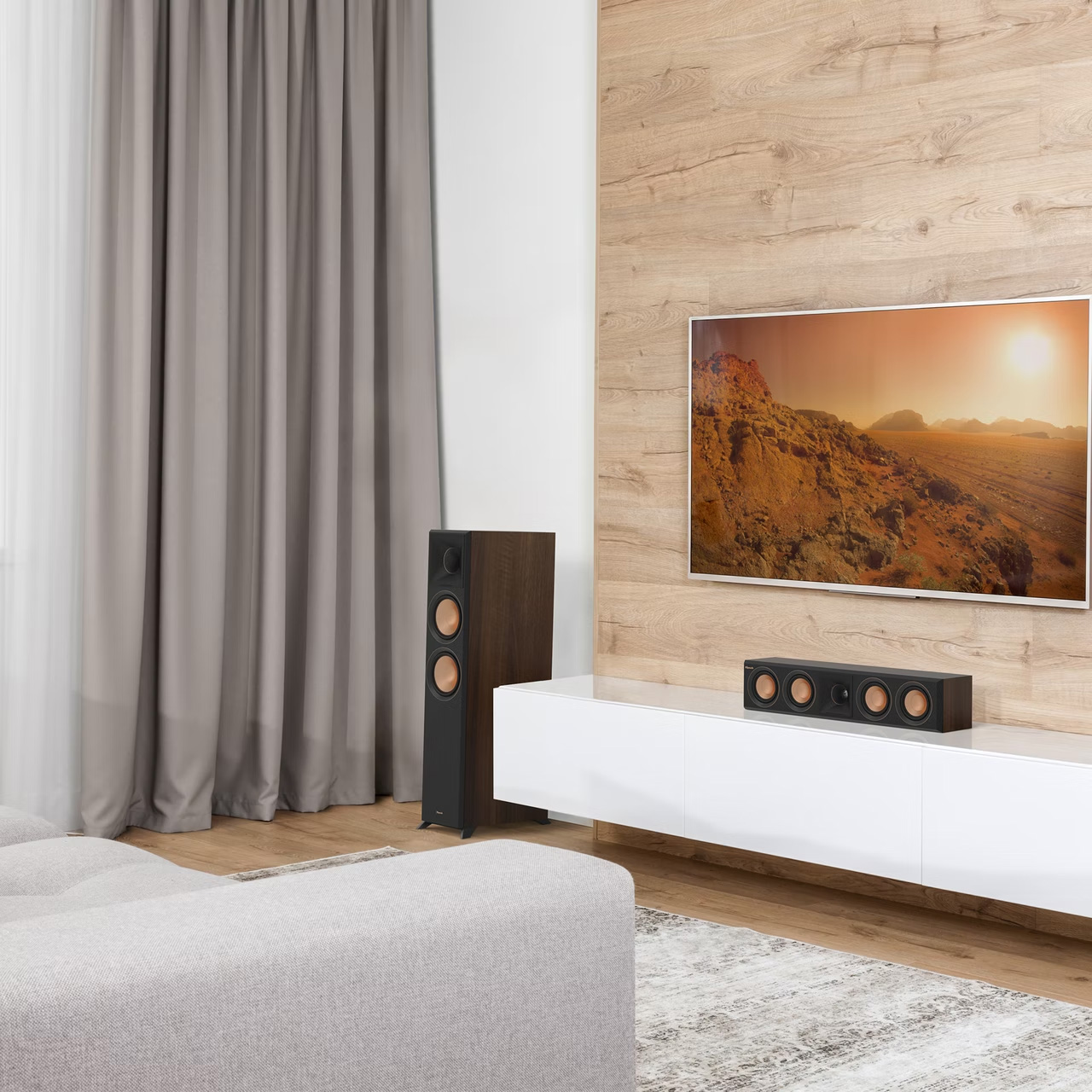 Home display of Klipsch Reference Premiere II RP-404C II Center Speaker