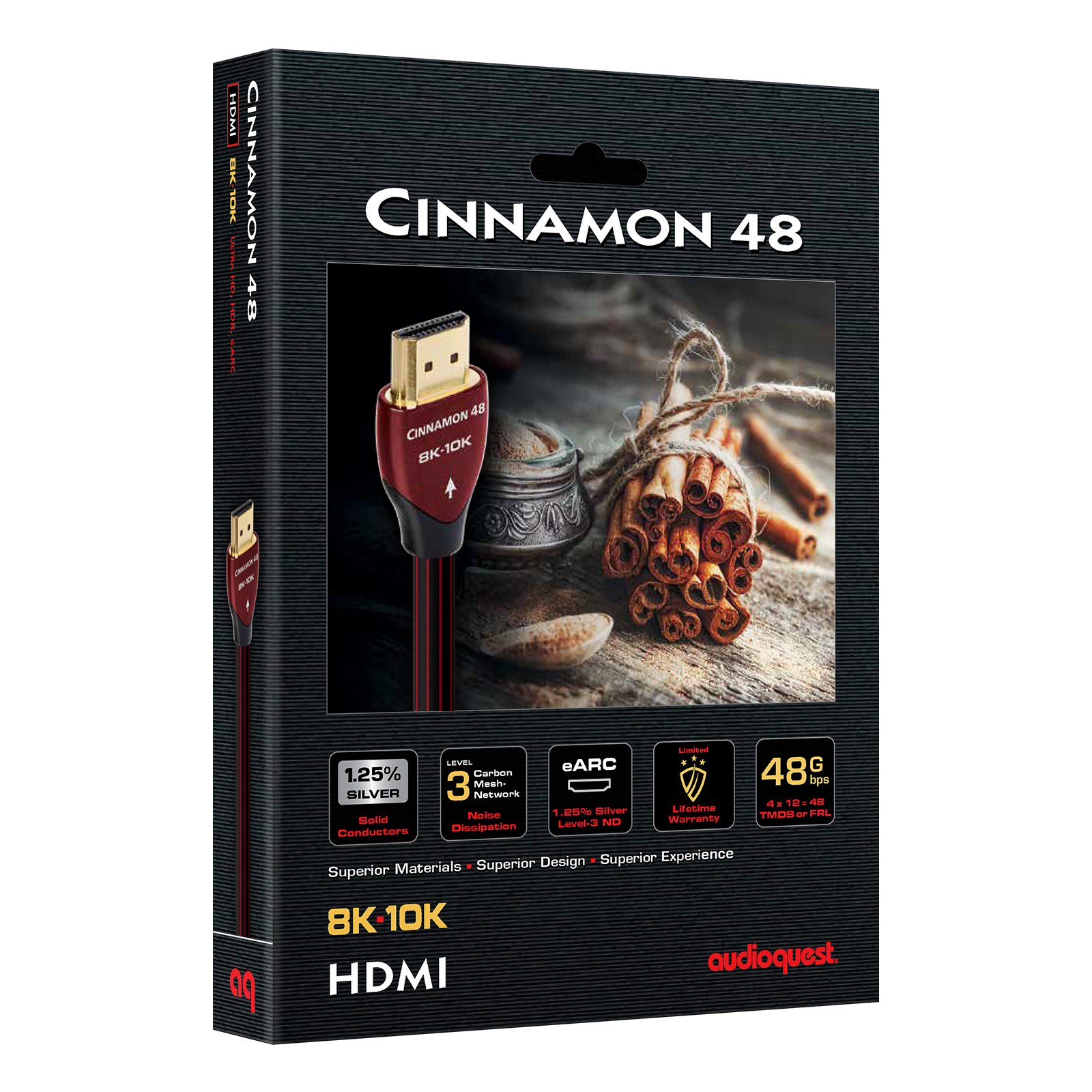 AudioQuest Cinnamon 48 2.1 HDMI Cable box