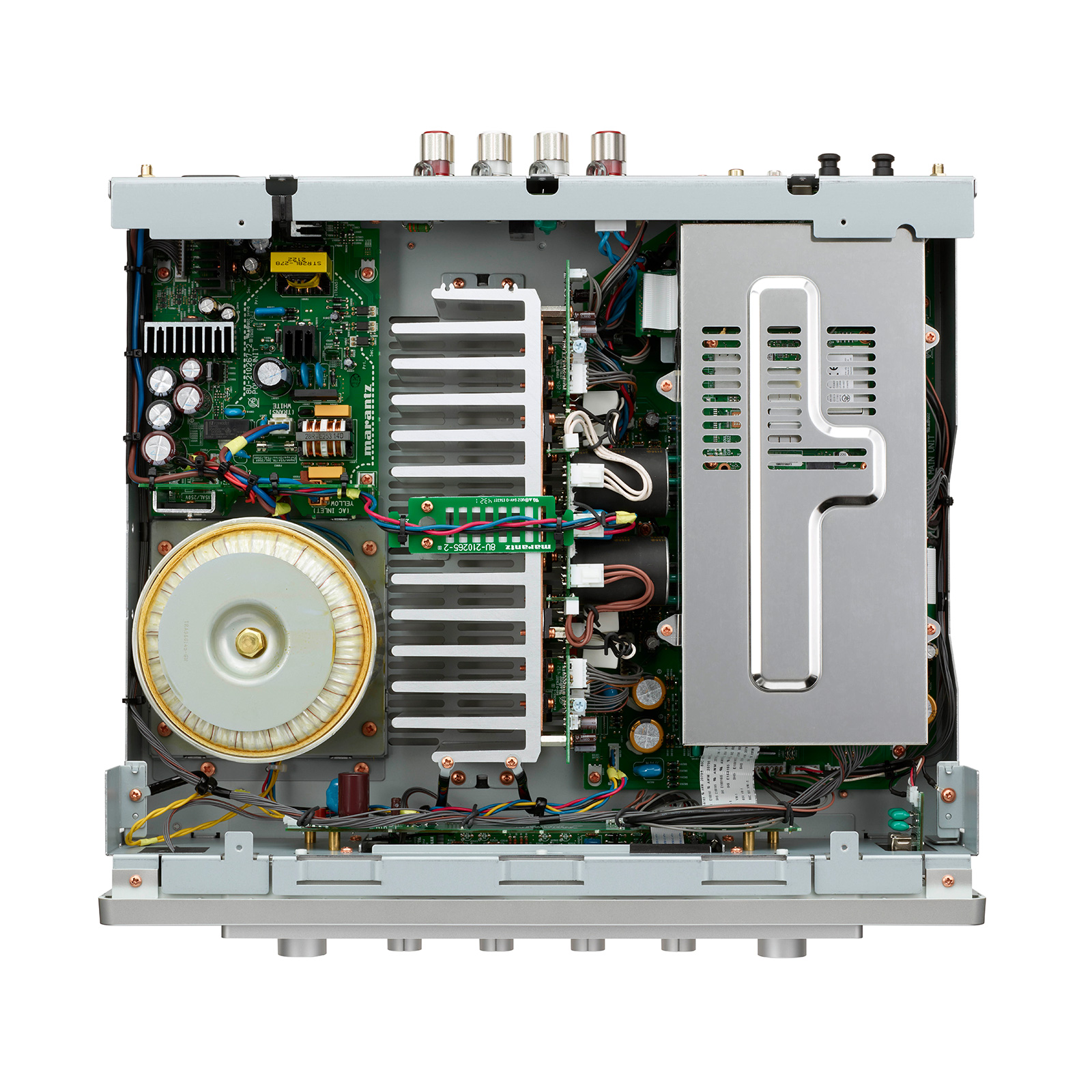 Interior of Marantz Model 40n Integrated Amplifier Silver Gold