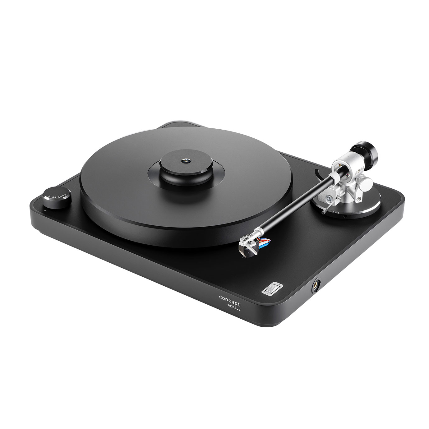 Side of Clearaudio Concept AiR Turntable