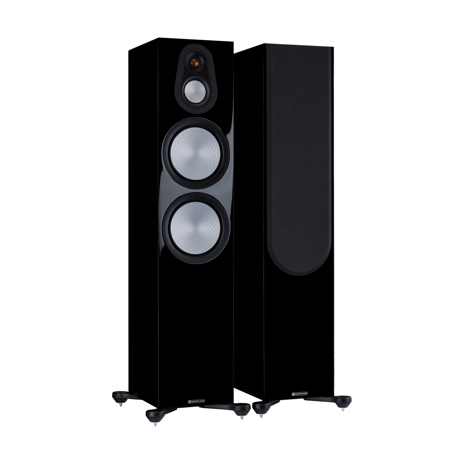 Monitor Audio Silver 500 7G Floorstanding Speaker - Gloss Black - Each