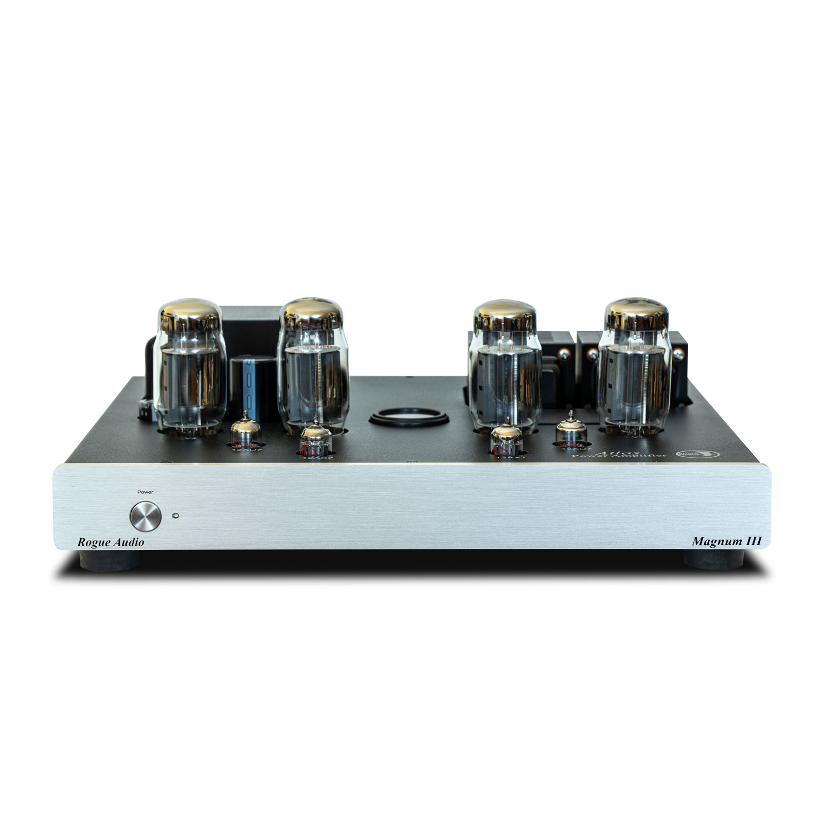 Rogue Audio Atlas Magnum III Stereo Tube Power Amplifier (Silver) - Thumbnail 2