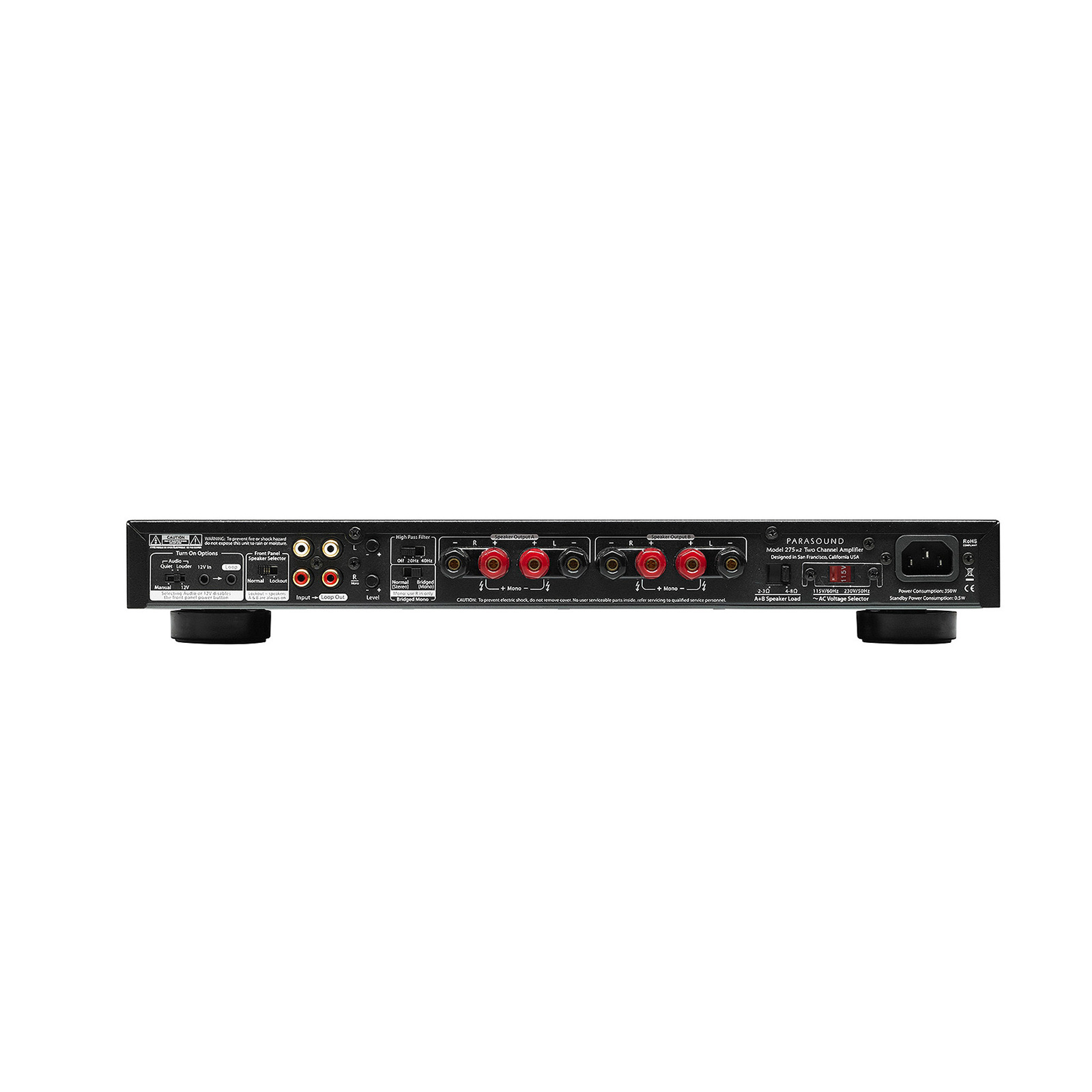 Parasound NewClassic 275v2 Two-Channel Power Amplifier - Thumbnail 3