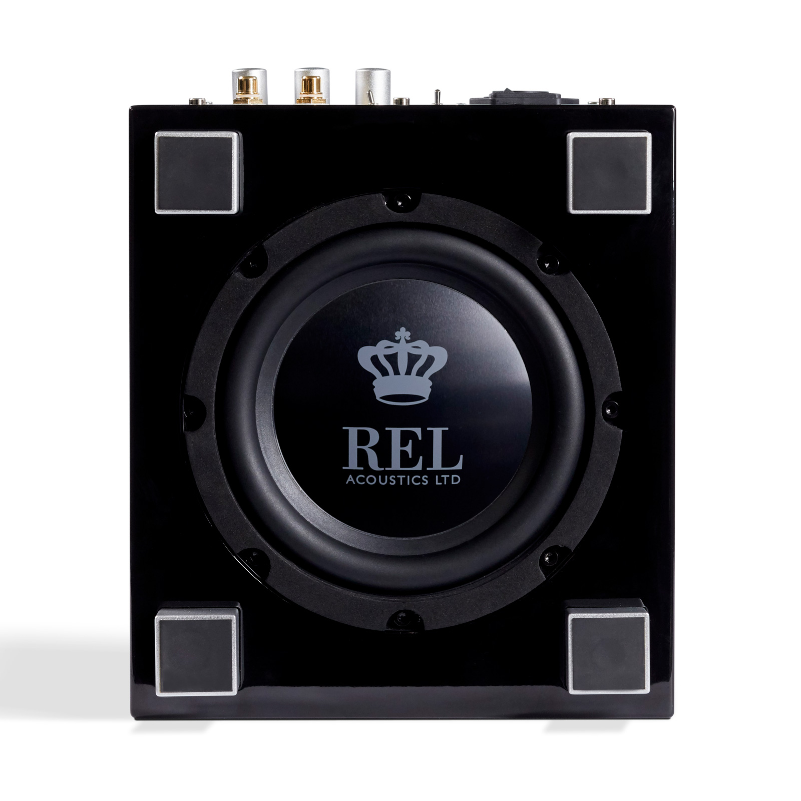 Lower display of REL Acoustics T/zero MKIII Powered Subwoofer