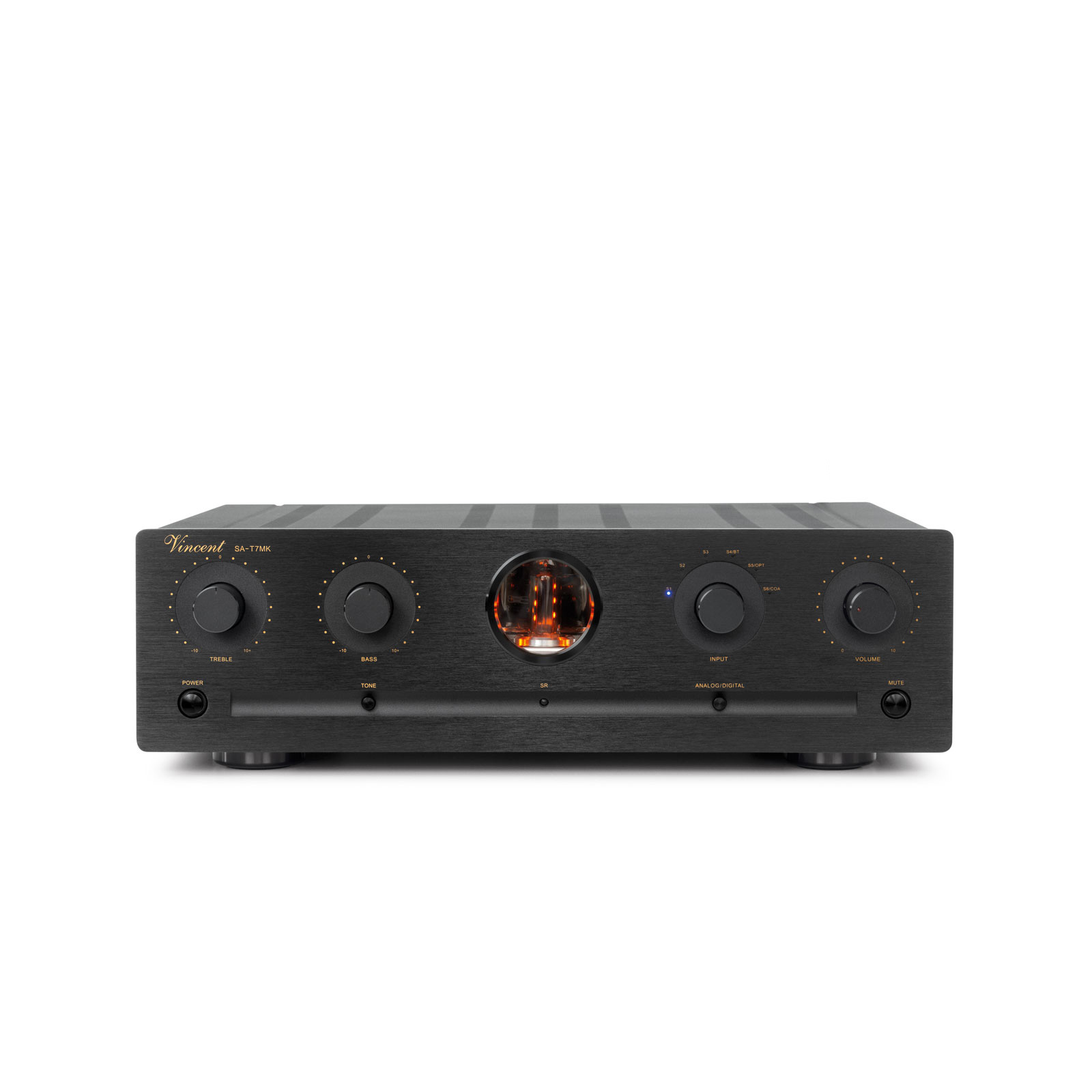 Vincent Audio SA-T7 MK Hybrid Tube Preamplifier - Black