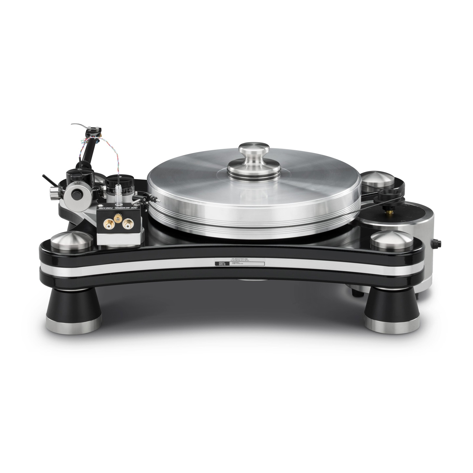 Full display of VPI Signature 21 Turntable