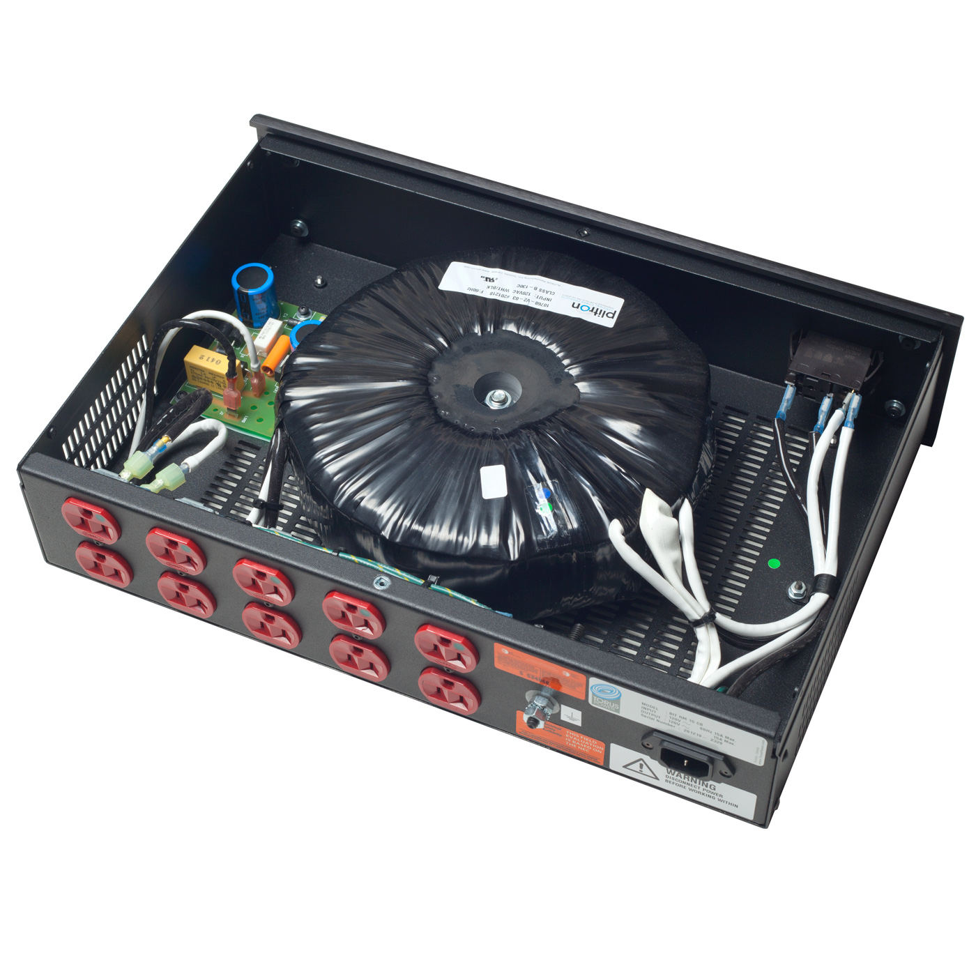 side Interior of Bryston BIT15 Power Line Conditioner - Silver