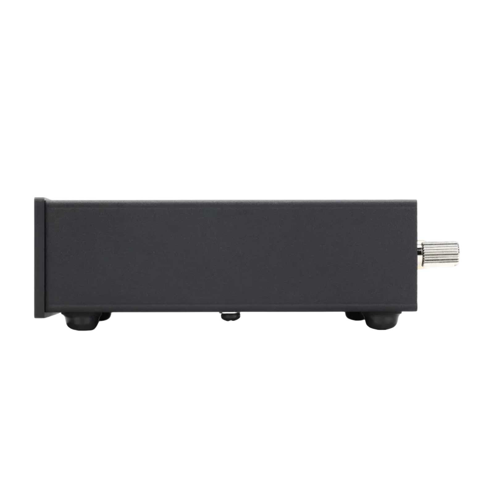 Side of the Pro-Ject Phono Box S2 Phono Preamplifier in Black